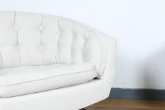 Mid Century Kroehler pair of Barrel Chairs
