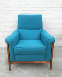 Midcentury Kroehler Upholstered Lounge Chairs
