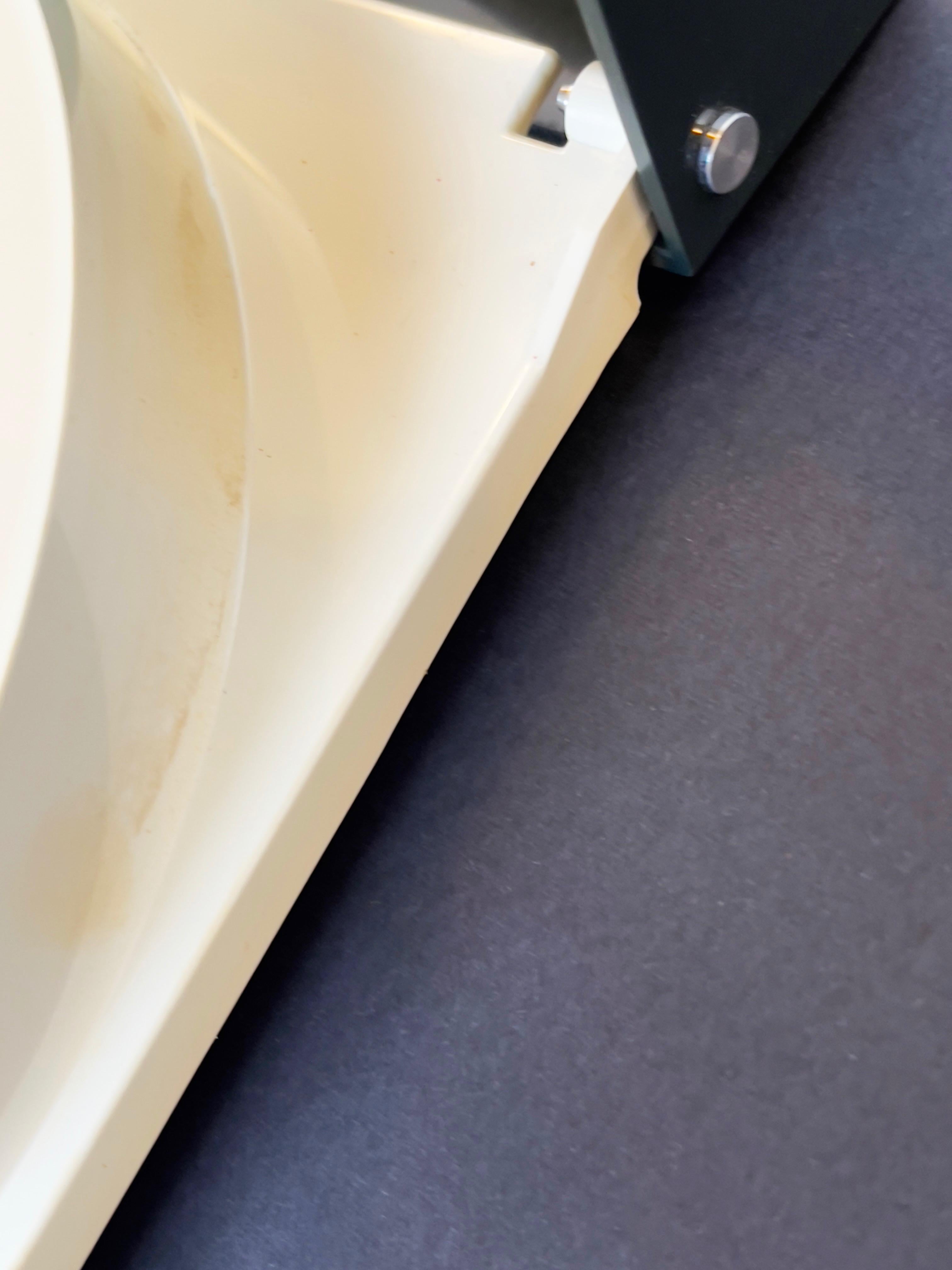 Reloj de pared Krups de mediados de siglo 1970 Azul oscuro y cromo abombado, Alemania en venta 5