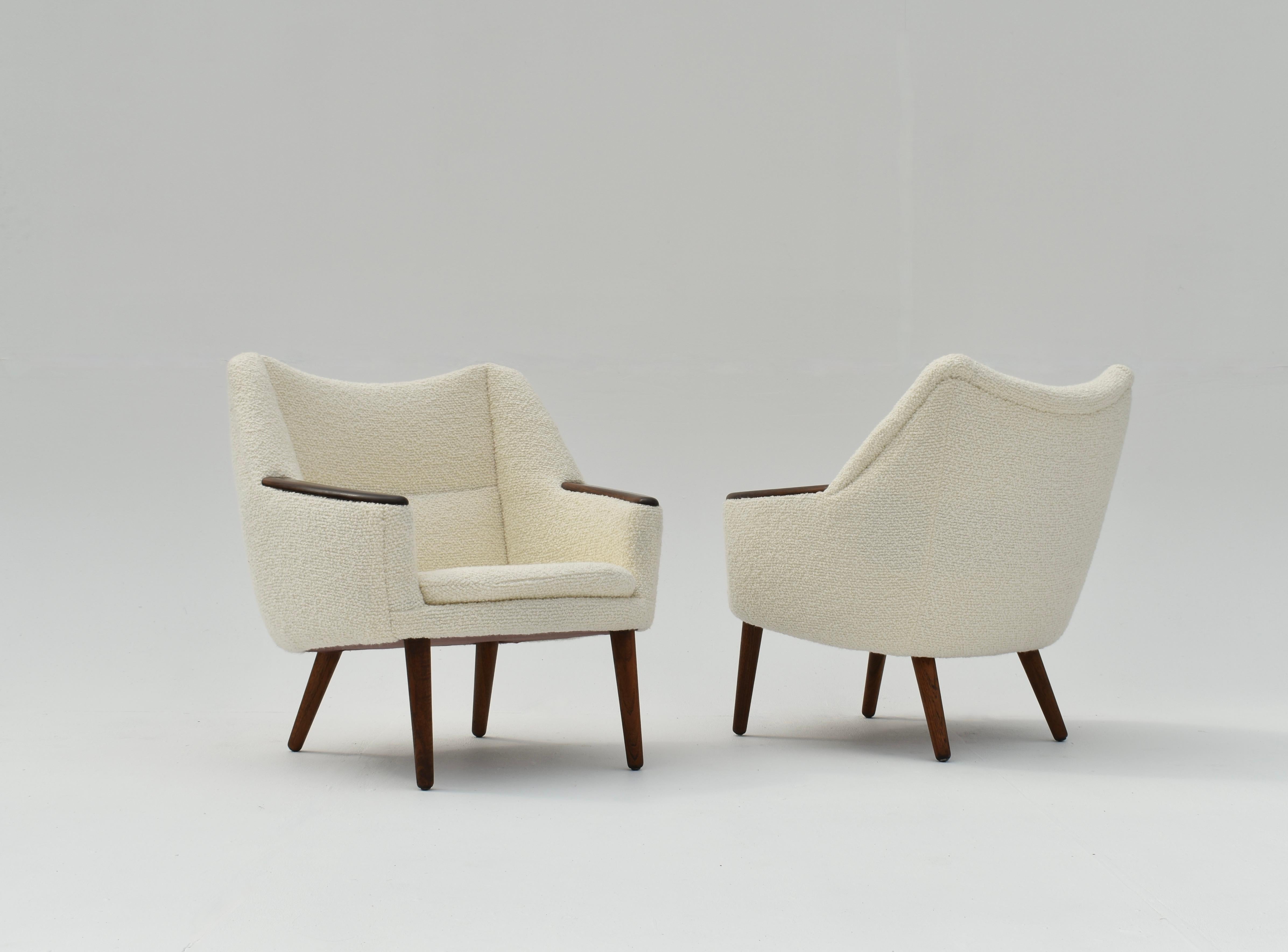 Midcentury Kurt Østervig Model 58 Lounge Chairs for Henry Rolschau Mobler For Sale 10