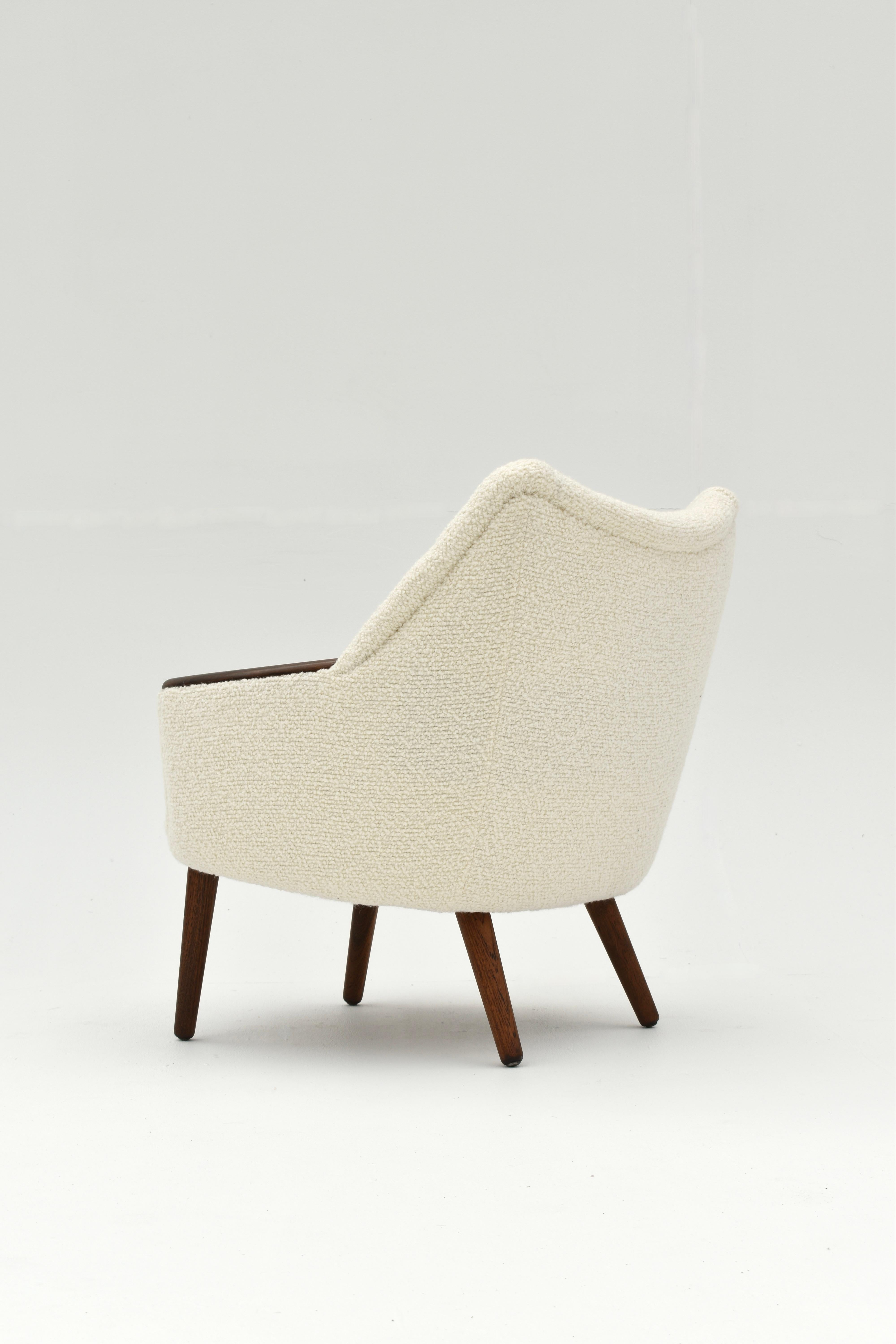 Midcentury Kurt Østervig Model 58 Lounge Chairs for Henry Rolschau Mobler For Sale 1