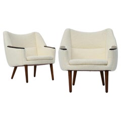 Midcentury Kurt Østervig Model 58 Lounge Chairs for Henry Rolschau Mobler