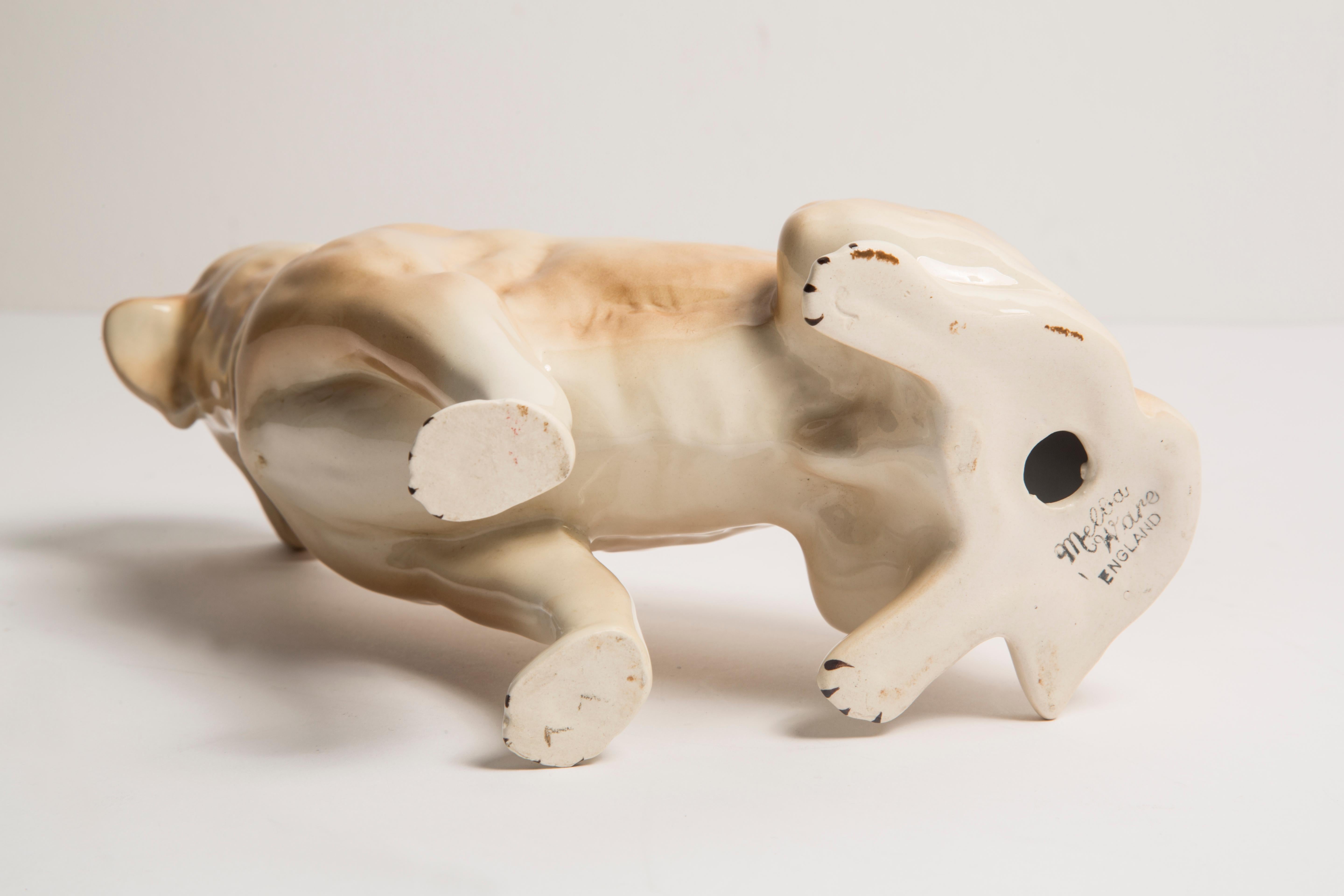 Midcentury Labrador Retriever Ceramic Dog Sculpture, Europe, 1960s 3