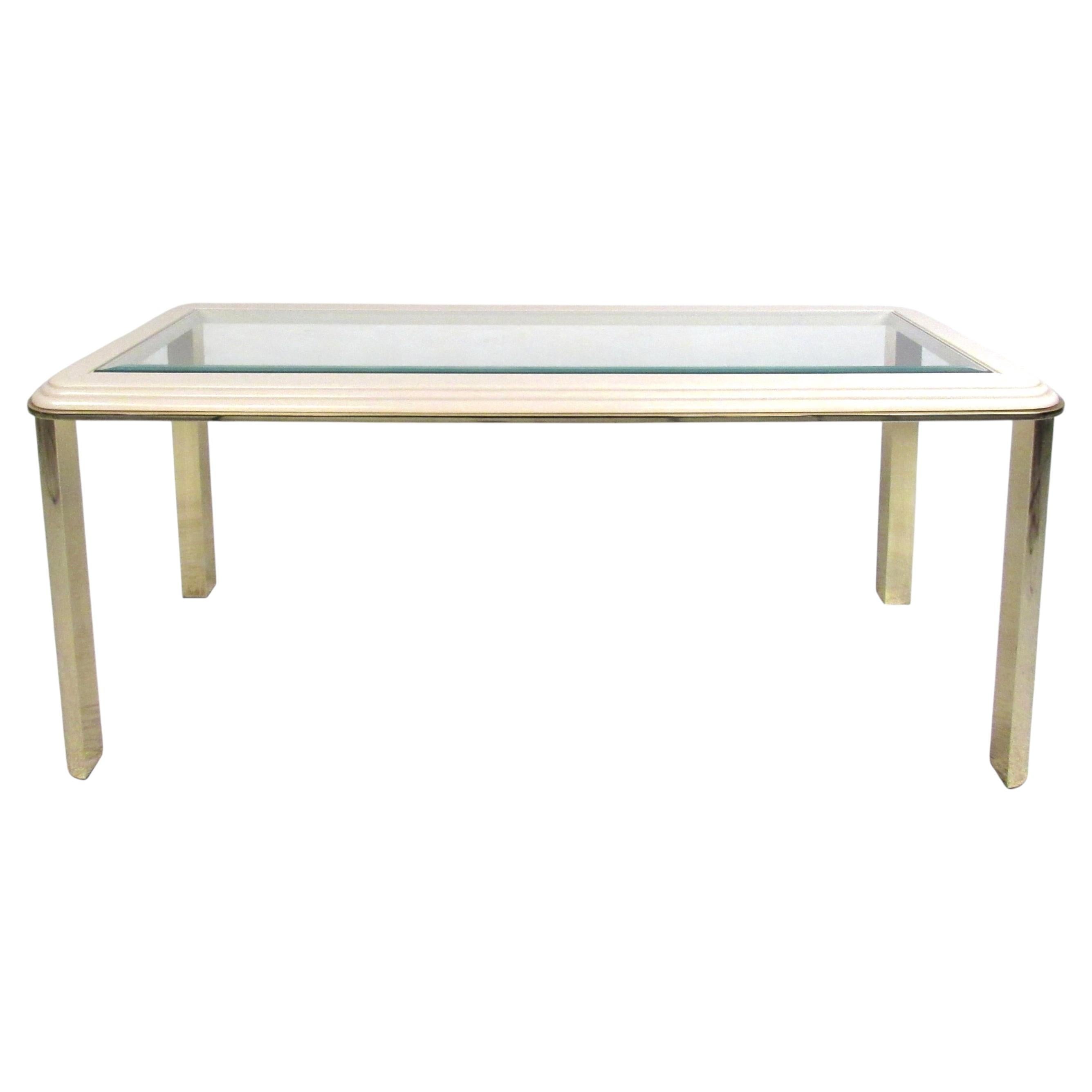 Table console laquée du milieu du siècle par Design Institute of America en vente