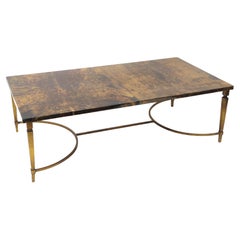 Mid-Century Lacquered Goatskin Coffee Table by Aldo Tura (Italian, 1909-1963)