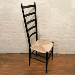 Mid-Century Ladder Back Accent Side Chair nach Gio Ponti
