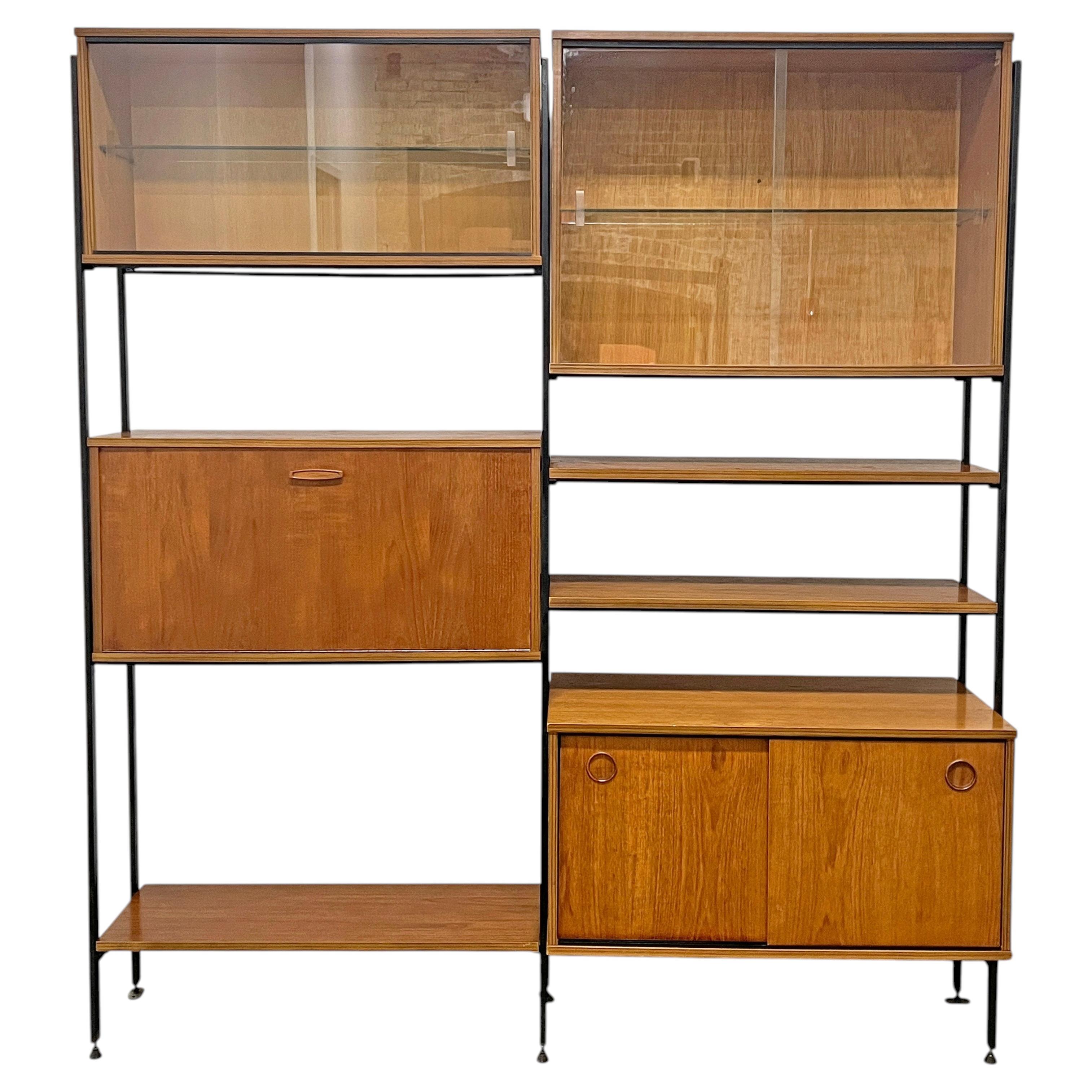 Freistehendes Wandregal „Ladderax“ aus Teakholz im Mid-Century-Stil von Robert Heal, um 1960