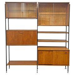 Mid-Century Ladderax Free Standing Teak Wall Unit by Robert Heal, C. 1960s