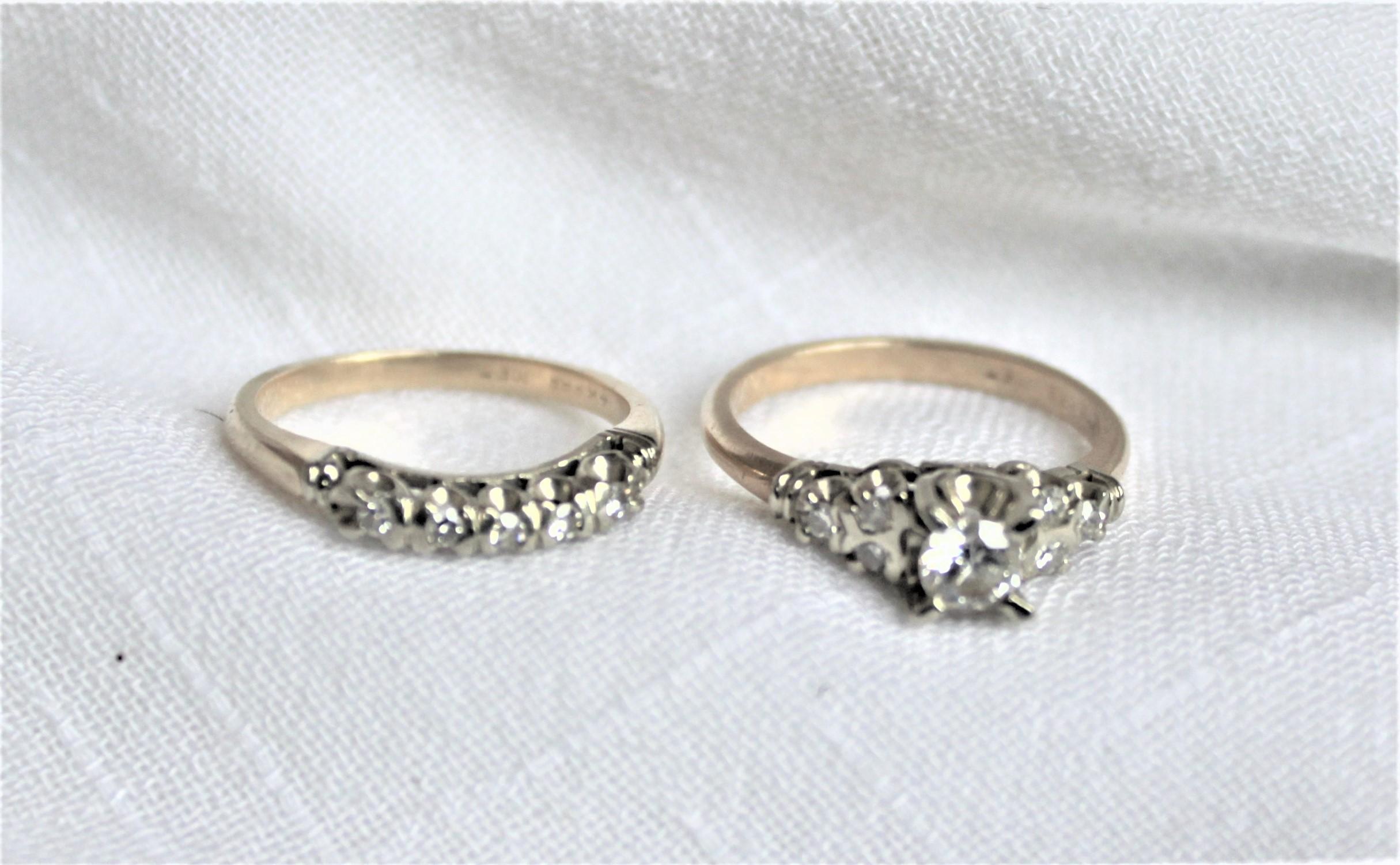1960 vintage wedding ring sets