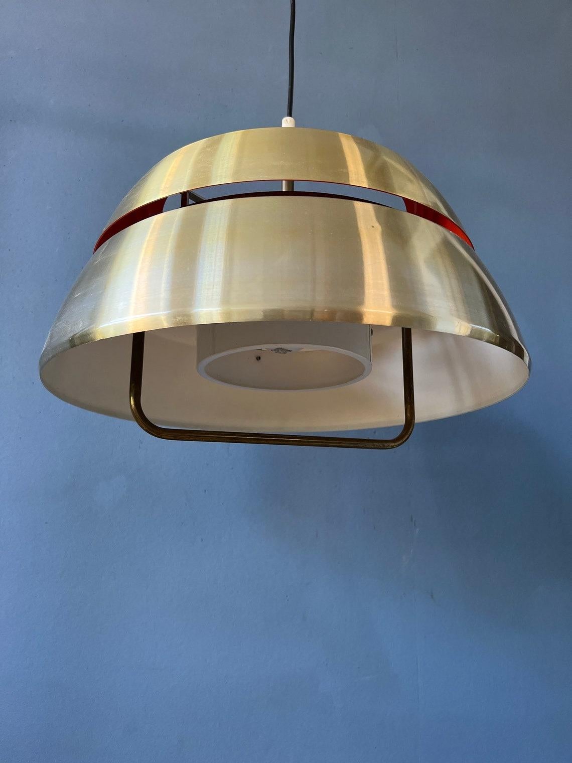 Mid Century Lakro Amstelveen Pendant Lamp - Space Age Hanging Lamp, 1970s For Sale 1