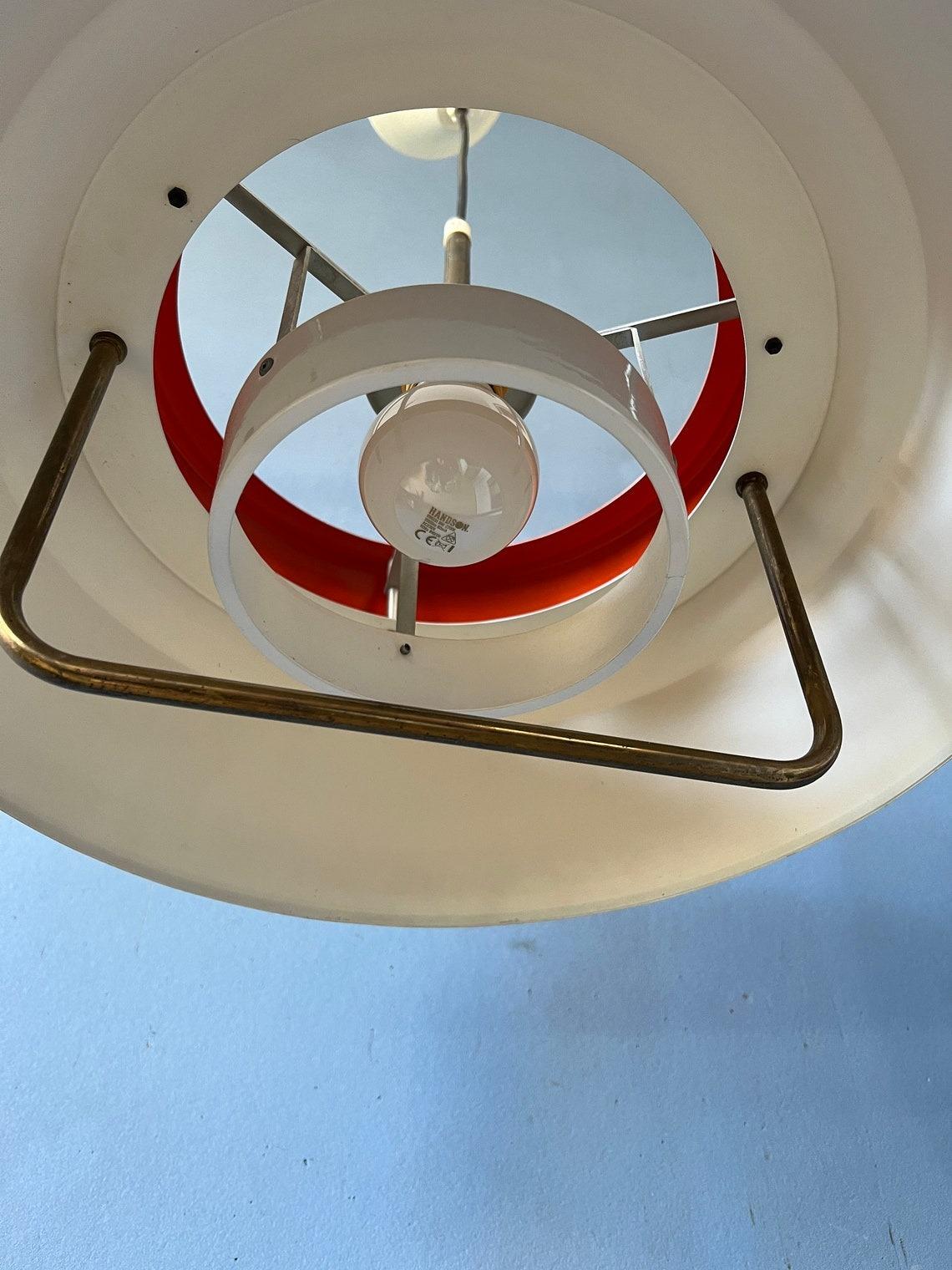 Mid Century Lakro Amstelveen Pendant Lamp - Space Age Hanging Lamp, 1970s For Sale 4