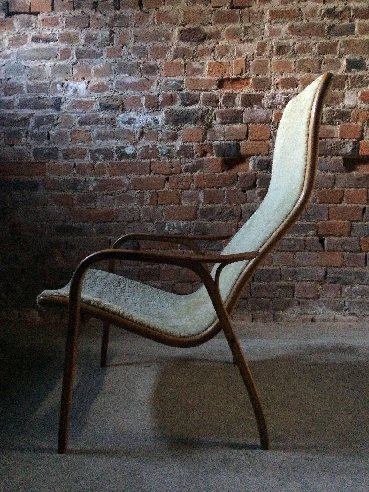Mid-Century Modern Midcentury 'Lamino' Lounge Chair by Yngve Ekstrom by Swedese, Sweden, 1960s