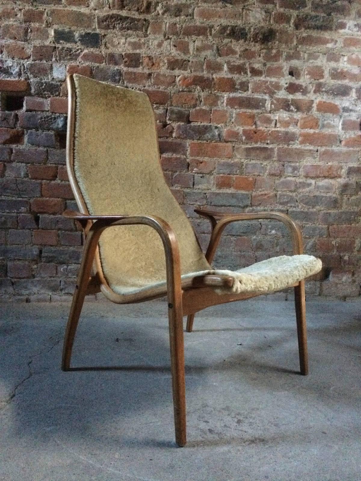 Midcentury 'Lamino' Lounge Chair by Yngve Ekstrom by Swedese, Sweden, 1960s In Good Condition In Longdon, Tewkesbury
