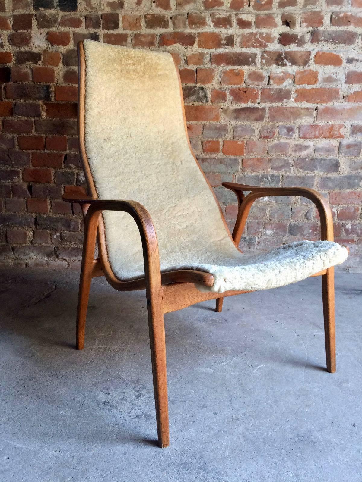 Teak Midcentury 'Lamino' Lounge Chair by Yngve Ekstrom by Swedese, Sweden, 1960s