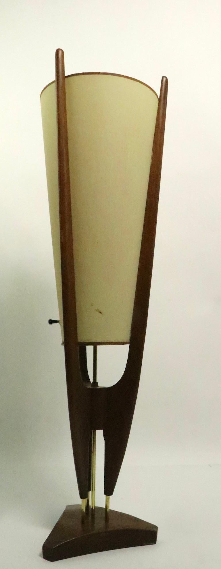 Mid-Century Modern Mid Century  Lamp by John Keal for Modeline