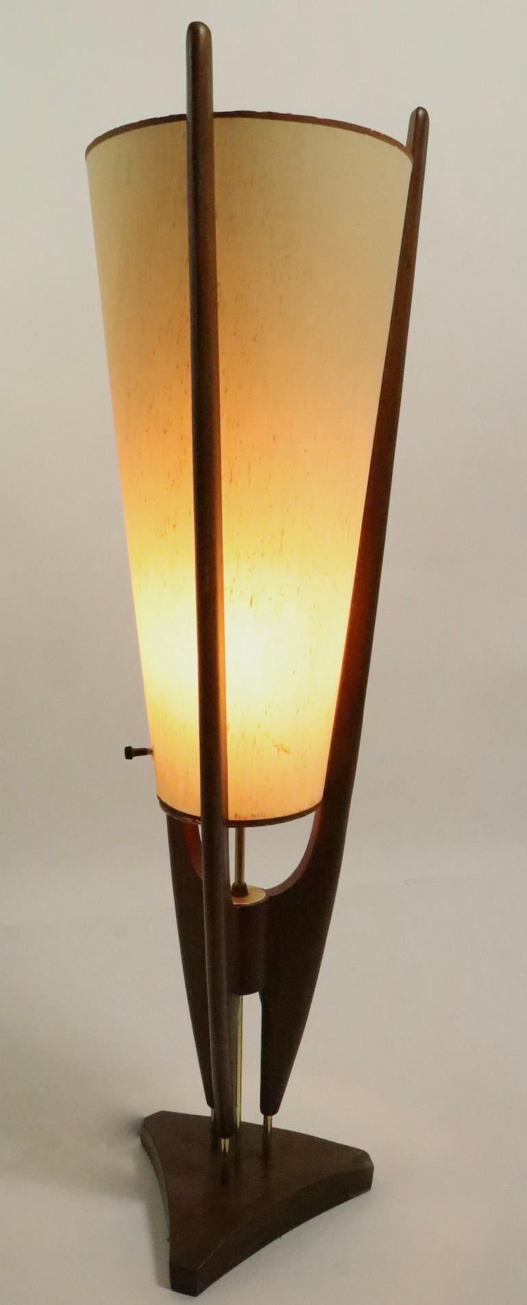 Mid Century  Lamp by John Keal for Modeline In Good Condition In New York, NY
