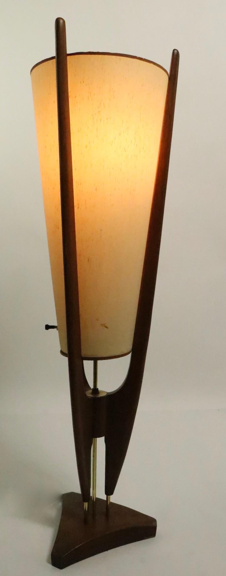 20th Century Mid Century  Lamp by John Keal for Modeline