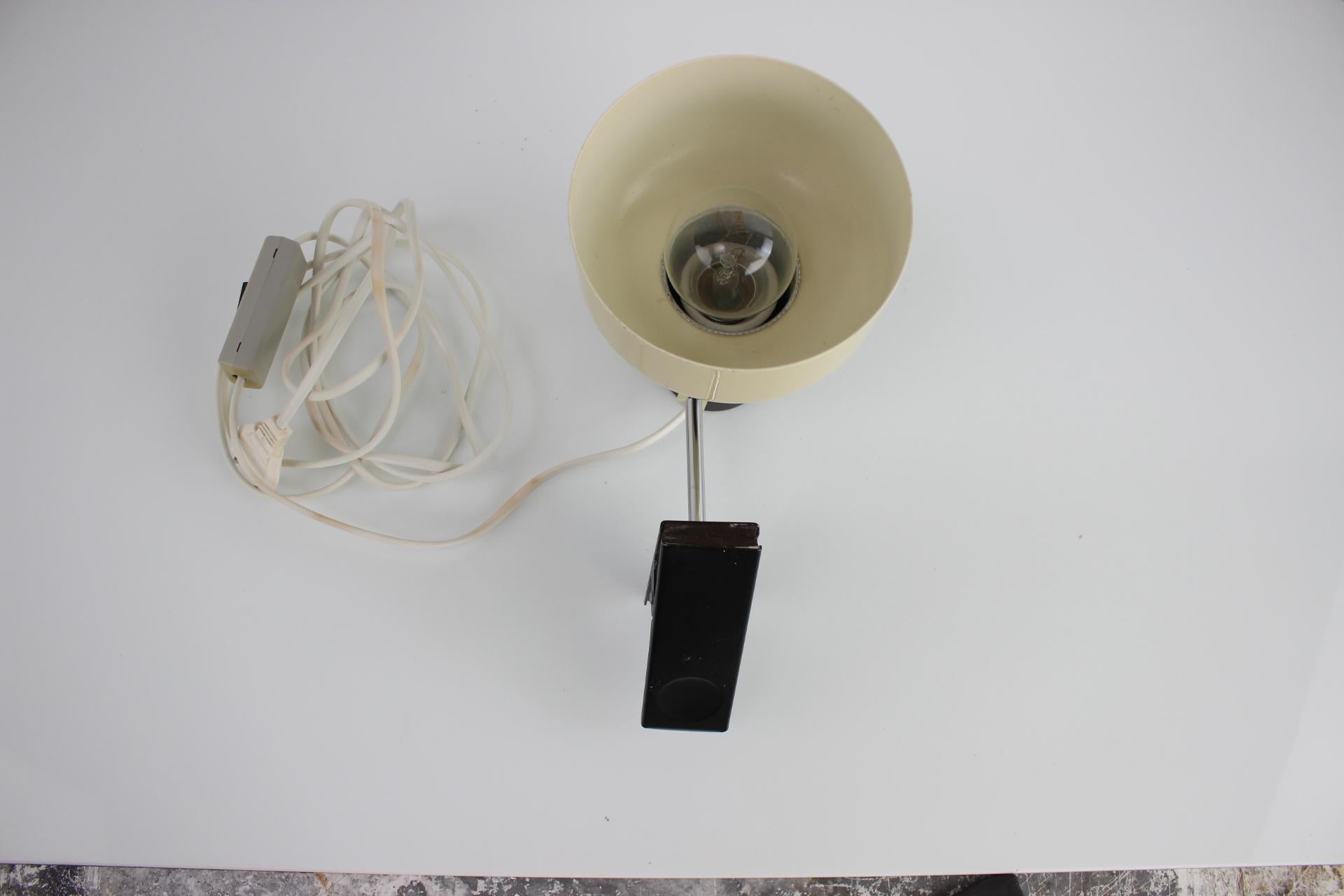 Mid-Century Modern Mid-Century Lamp with Clip by Napako, 1970's For Sale