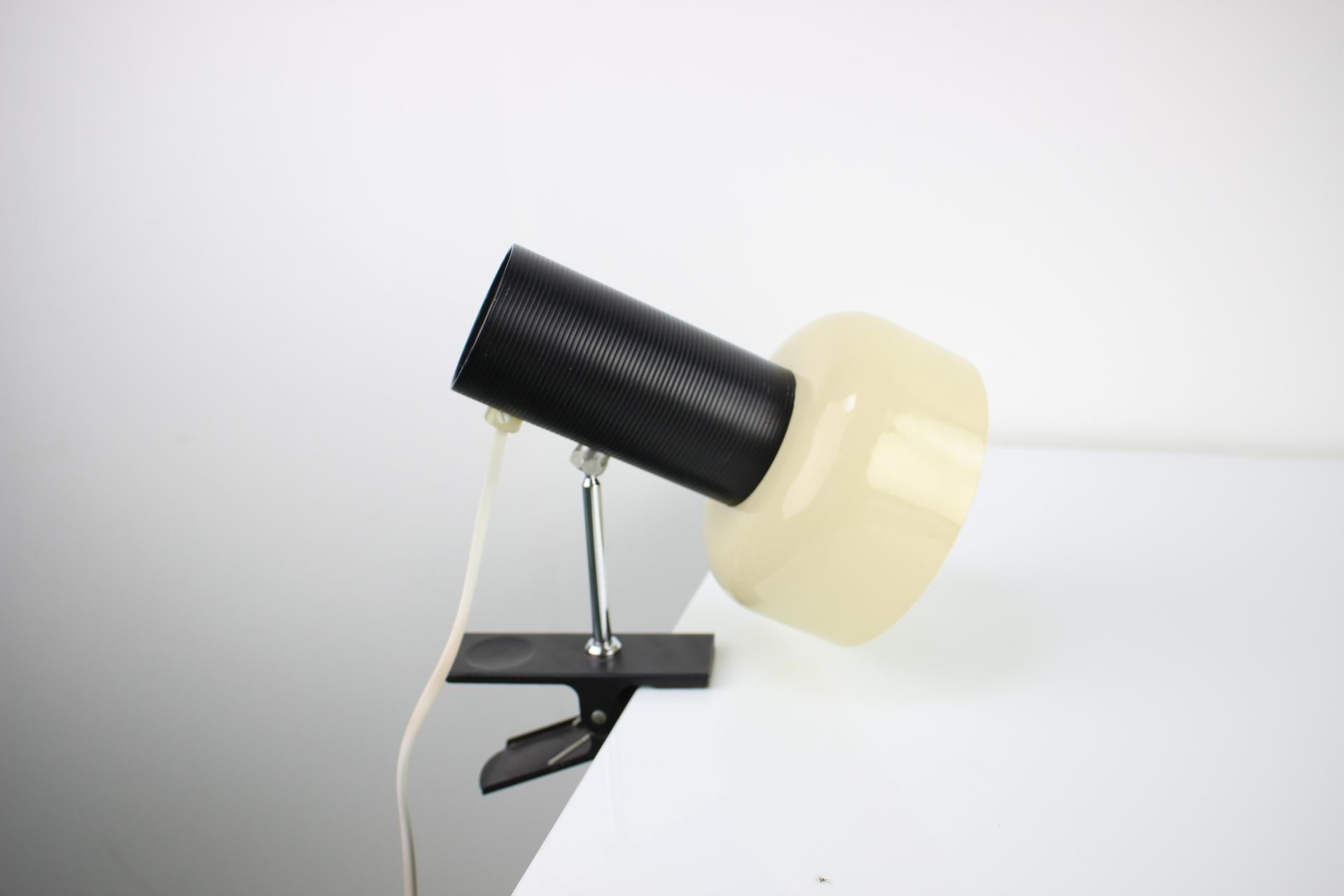 Mid-Century Lamp with Clip by Napako, 1970's For Sale 2