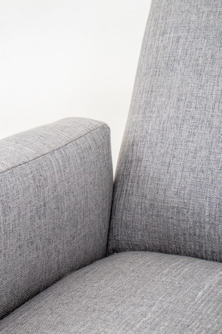 Upholstery Mid Century Landon Swivel Chair For Sale