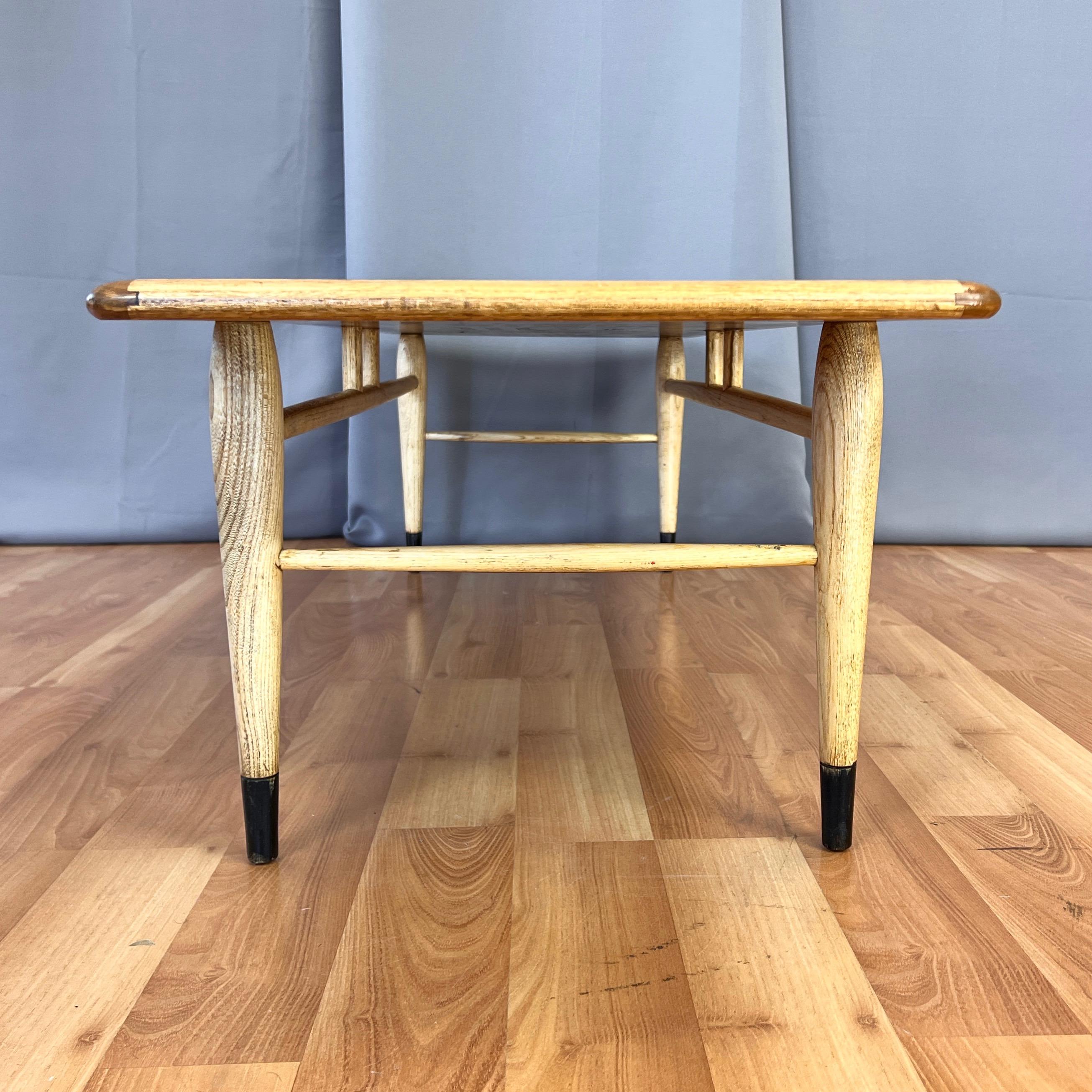 Veneer Mid-Century Lane Acclaim Cocktail Table or Coffee Table by Andre Bus, 1967