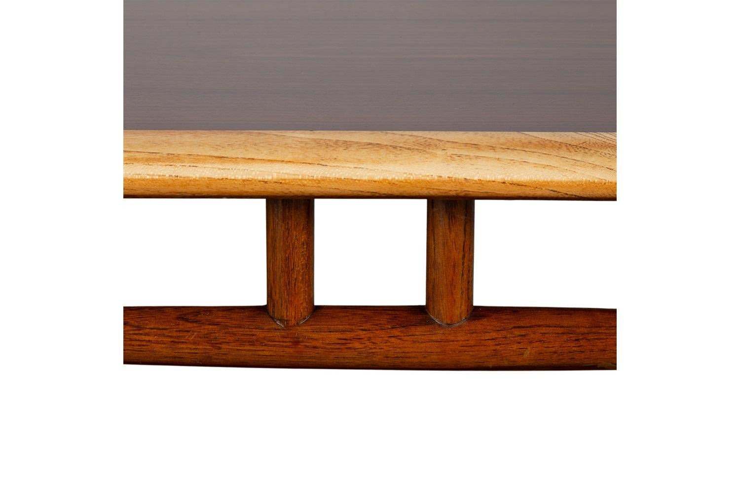 Mid-Century Lane Acclaim Schwalbenschwanz End Tische Paar im Angebot 4