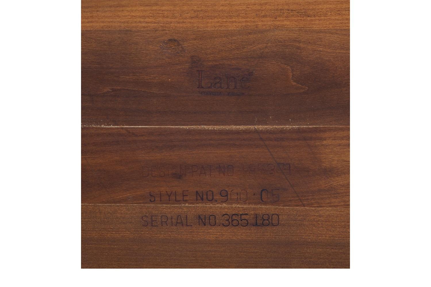 Mid-Century Lane Acclaim Dovetail End Tables Pair For Sale 4
