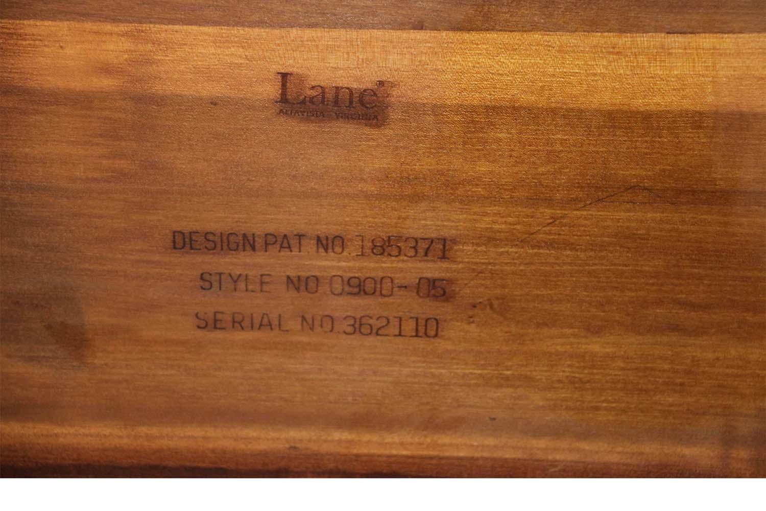 Midcentury Lane Acclaim Dovetail End Tables, Pair In Good Condition In Baltimore, MD