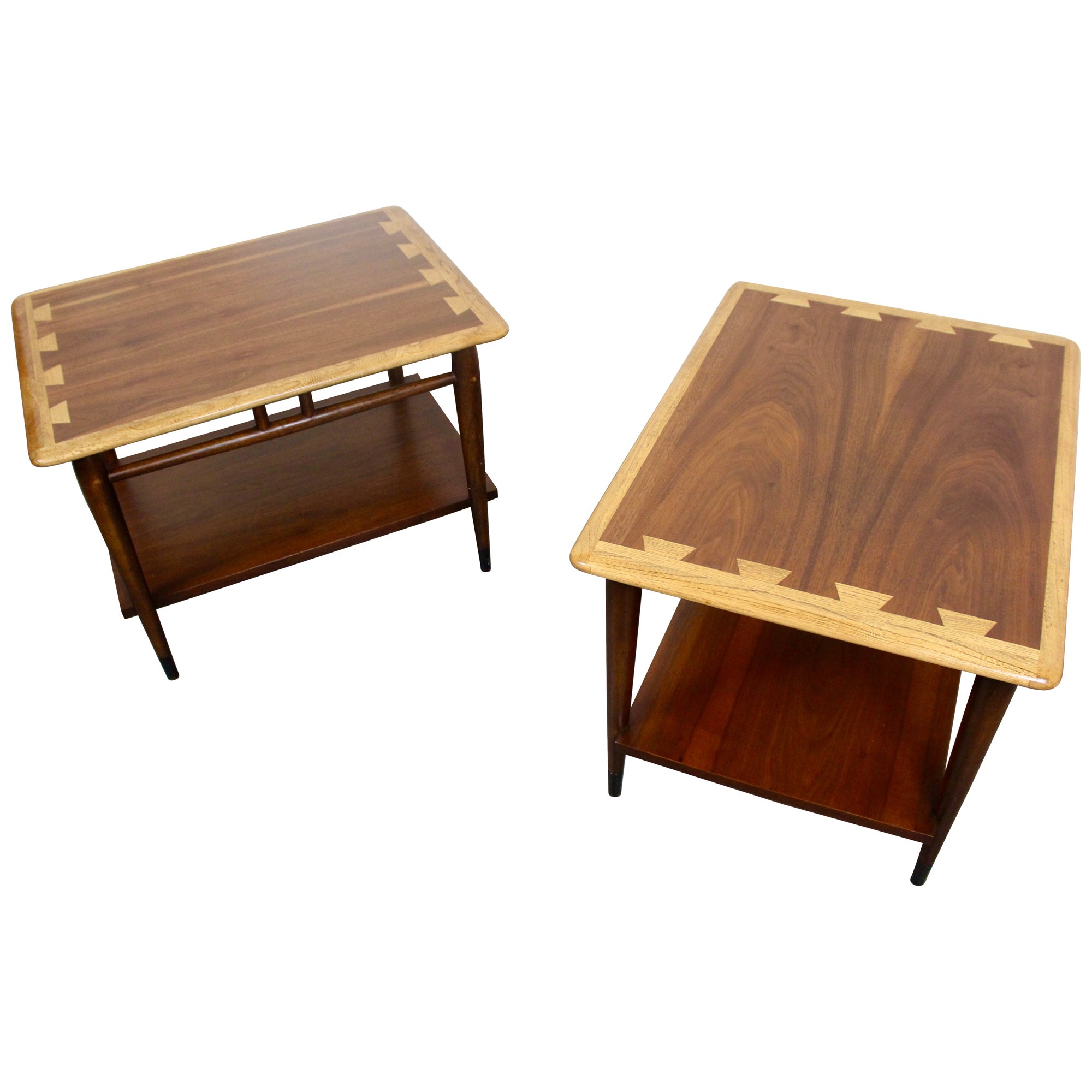 Mid-Century Lane "Acclaim" End Tables by Andre Bus