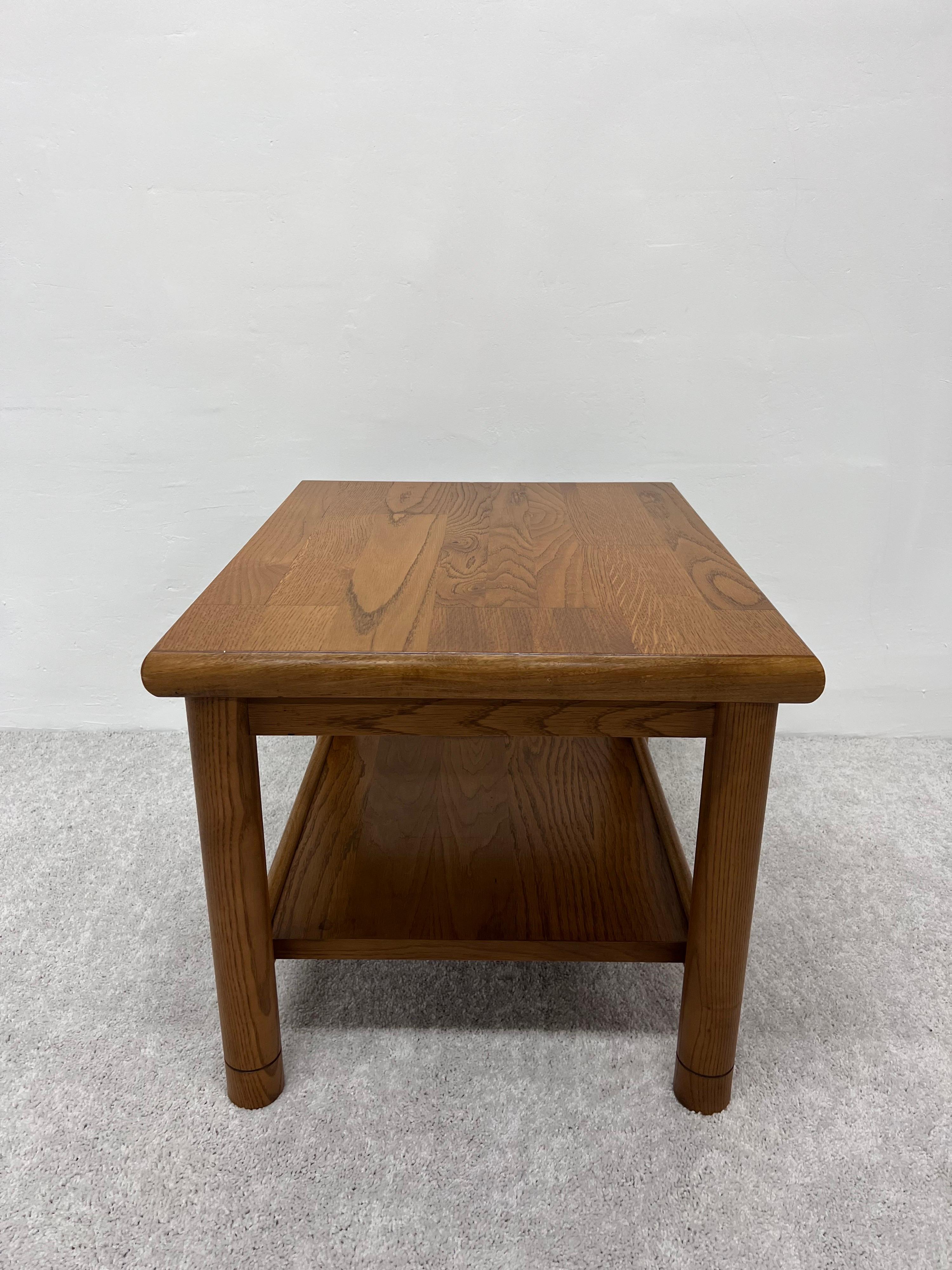 Mid-Century Lane Altavista Oak Side Tables, 1970s - a Pair In Good Condition For Sale In Miami, FL