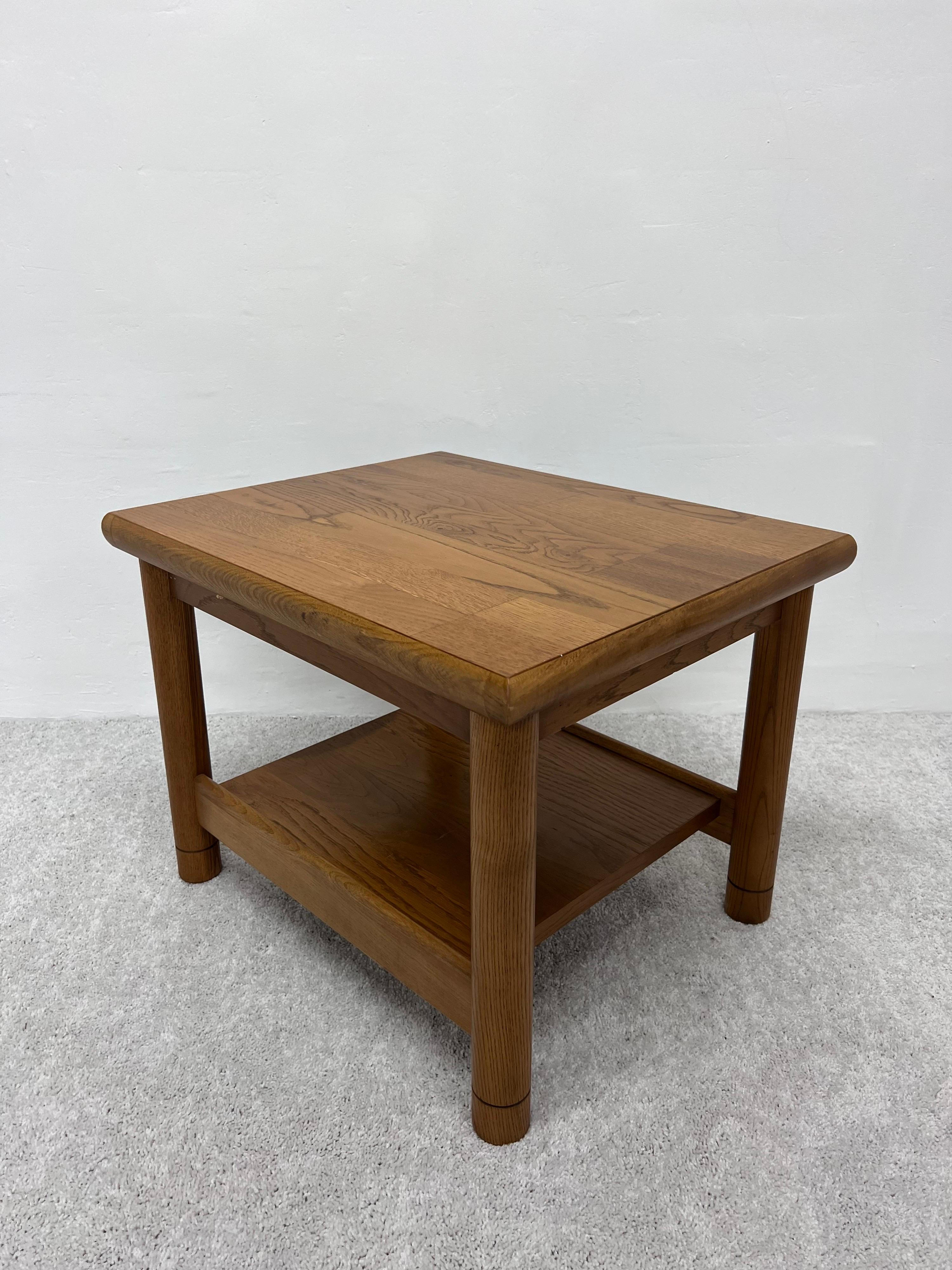 20th Century Mid-Century Lane Altavista Oak Side Tables, 1970s - a Pair For Sale