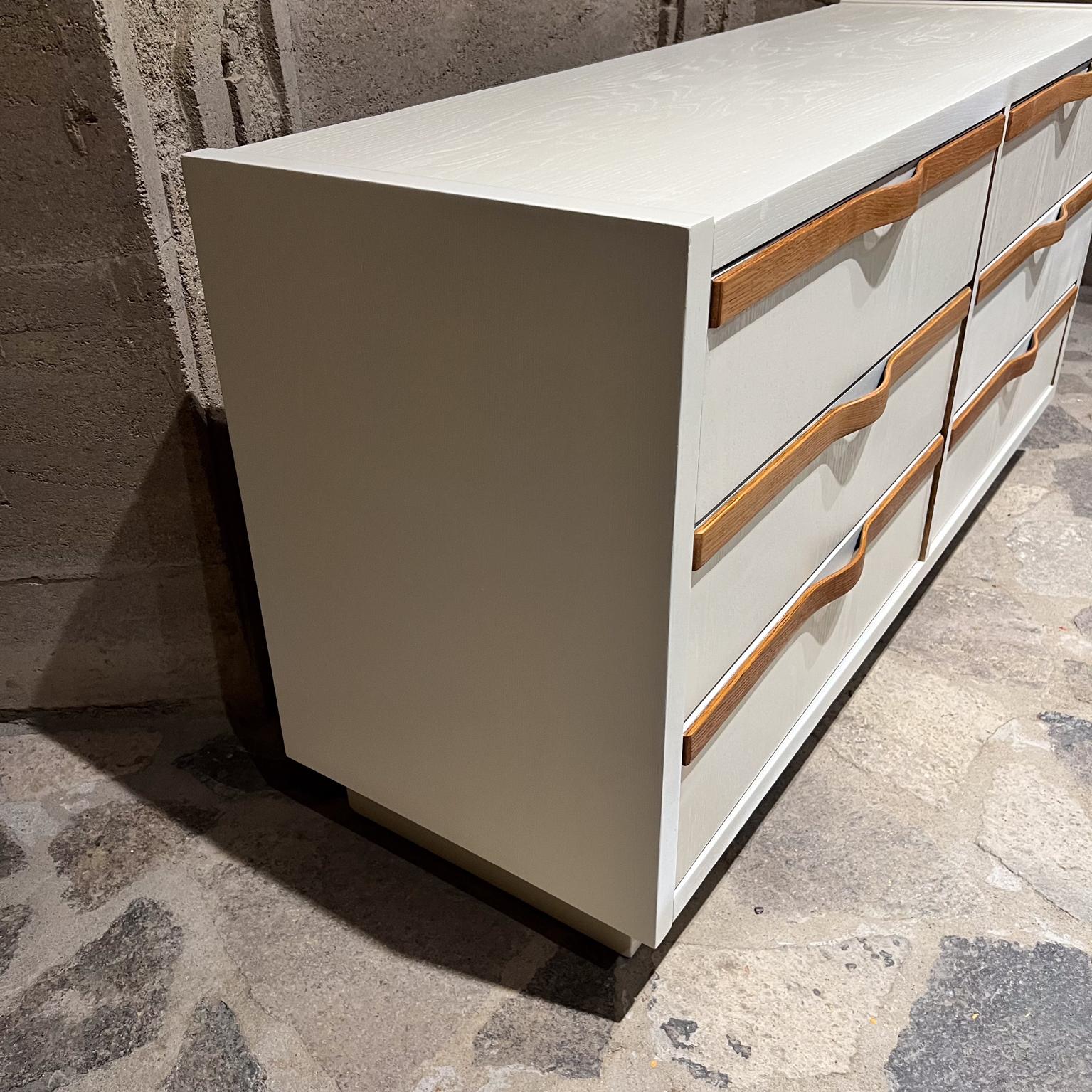 Late 20th Century Mid Century Lane Altavista Sculptural Bent Oak Double Dresser 1960s For Sale