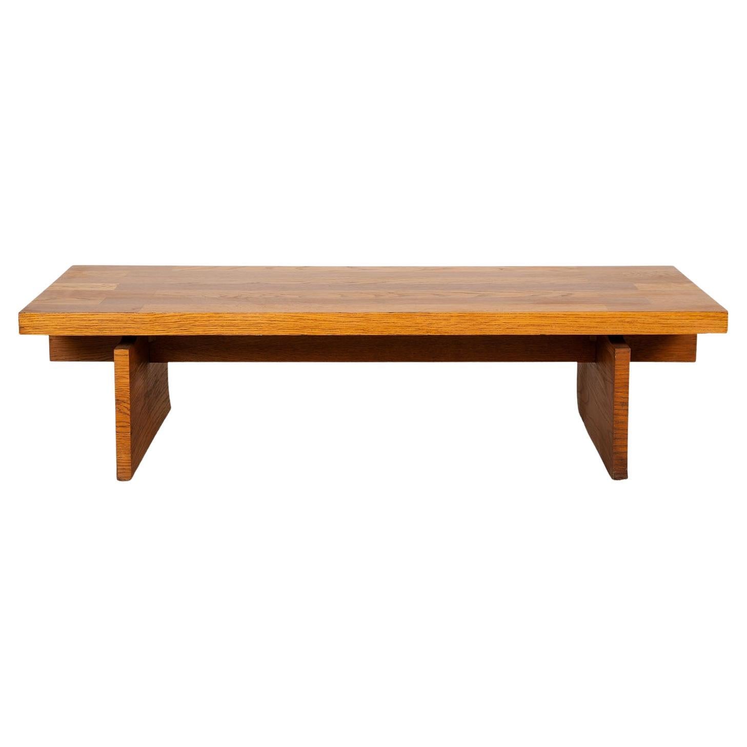 Mid-Century Lane's Brutalist Couchtisch Bank im Angebot