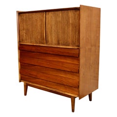 Mid-Century Lane "First Edition" Walnut Gentleman's Chest