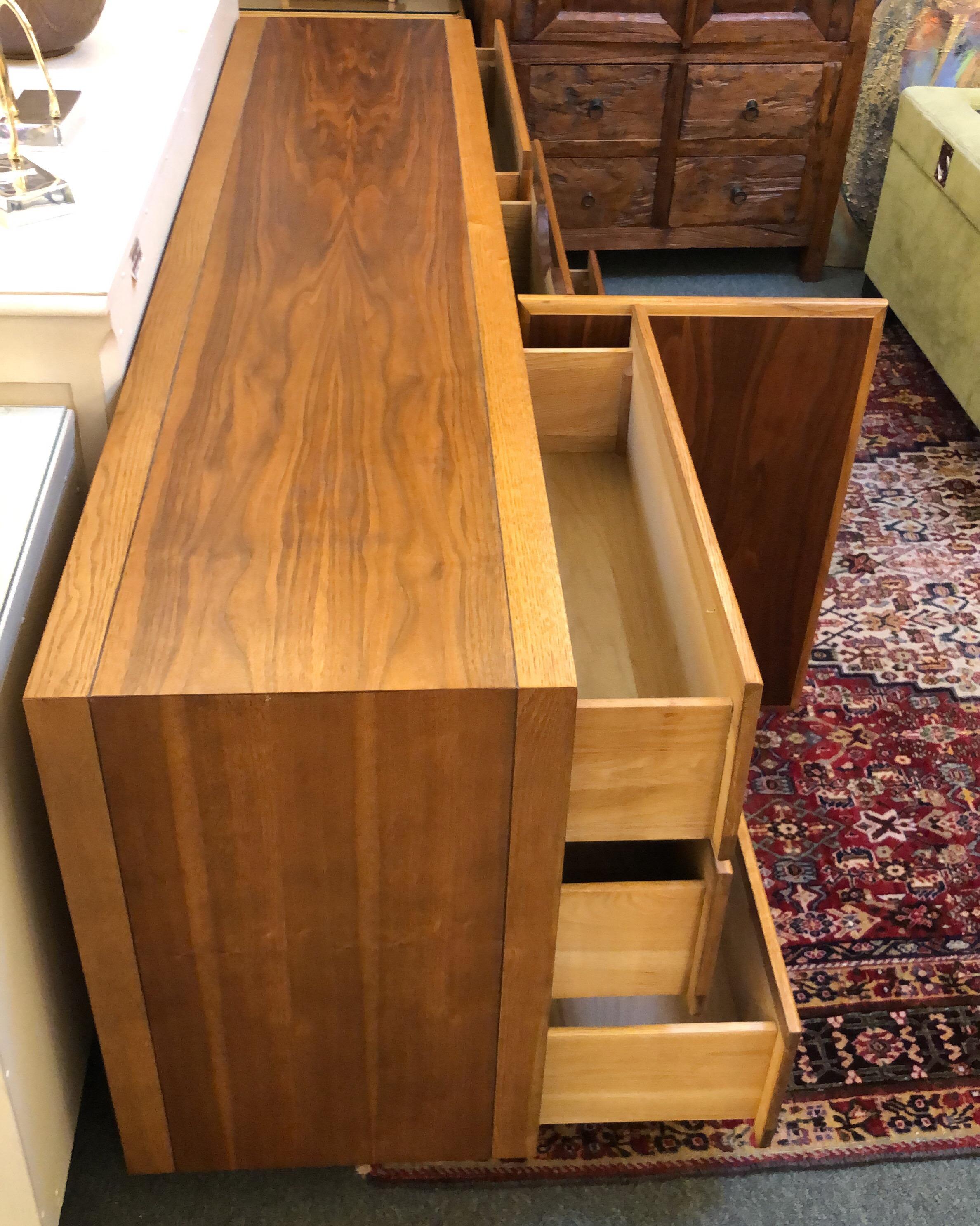 Other Midcentury Lane Furniture 9-Drawer Dresser For Sale