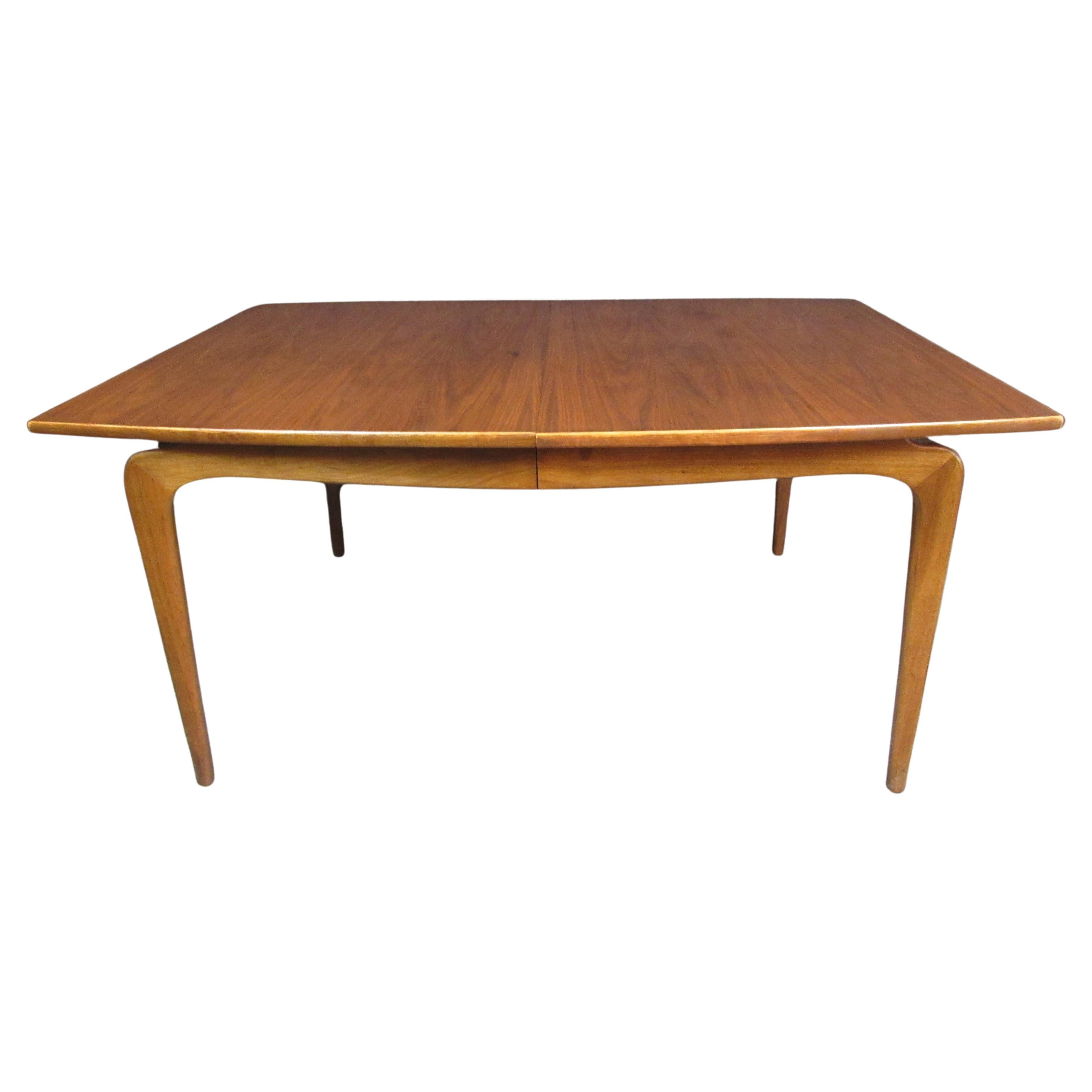 Mid-Century Lane "Perception" Extendable Dining Table by Warren Church For Sale