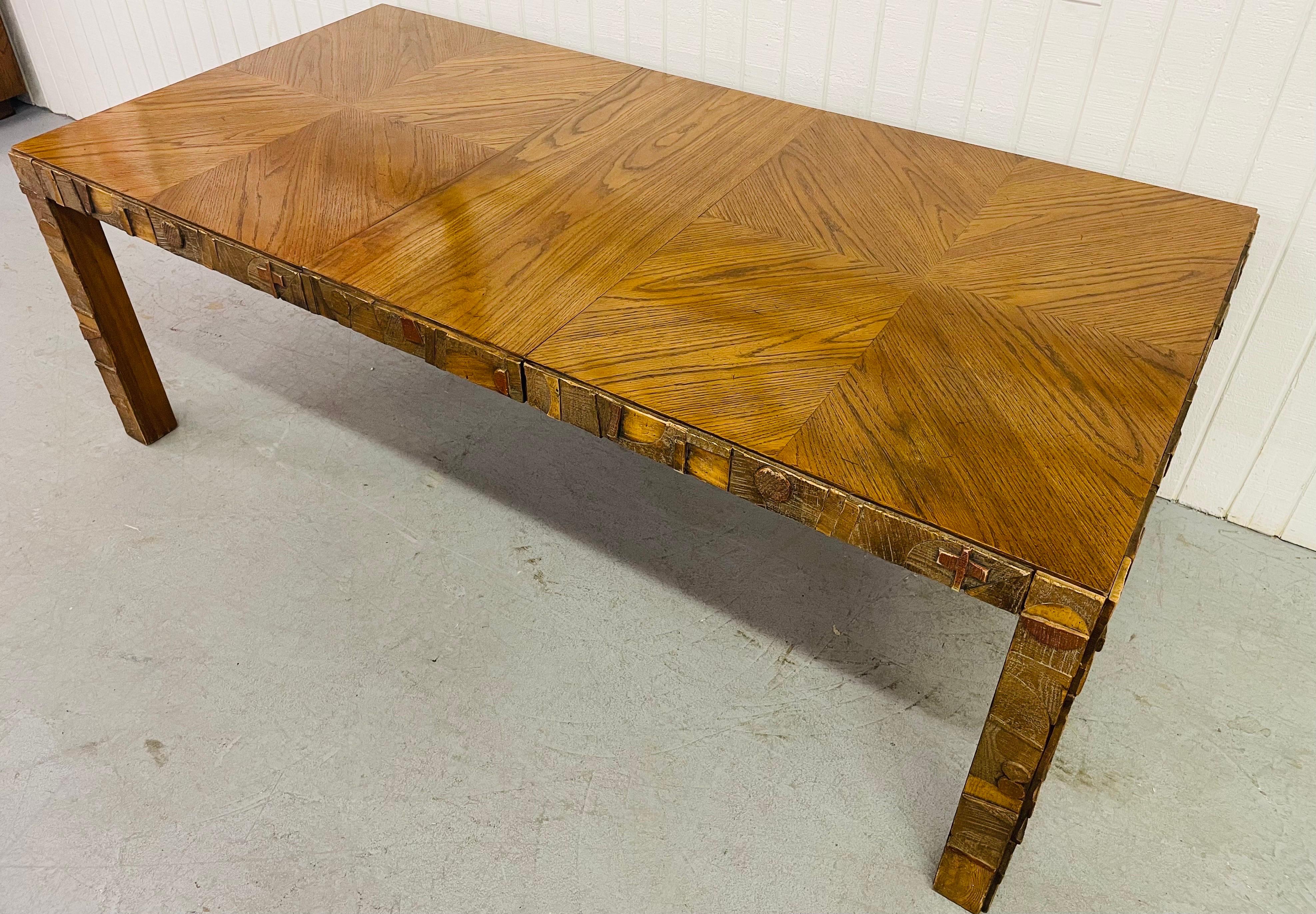 Mid-20th Century Mid-Century Lane Pueblo Walnut Dining Table