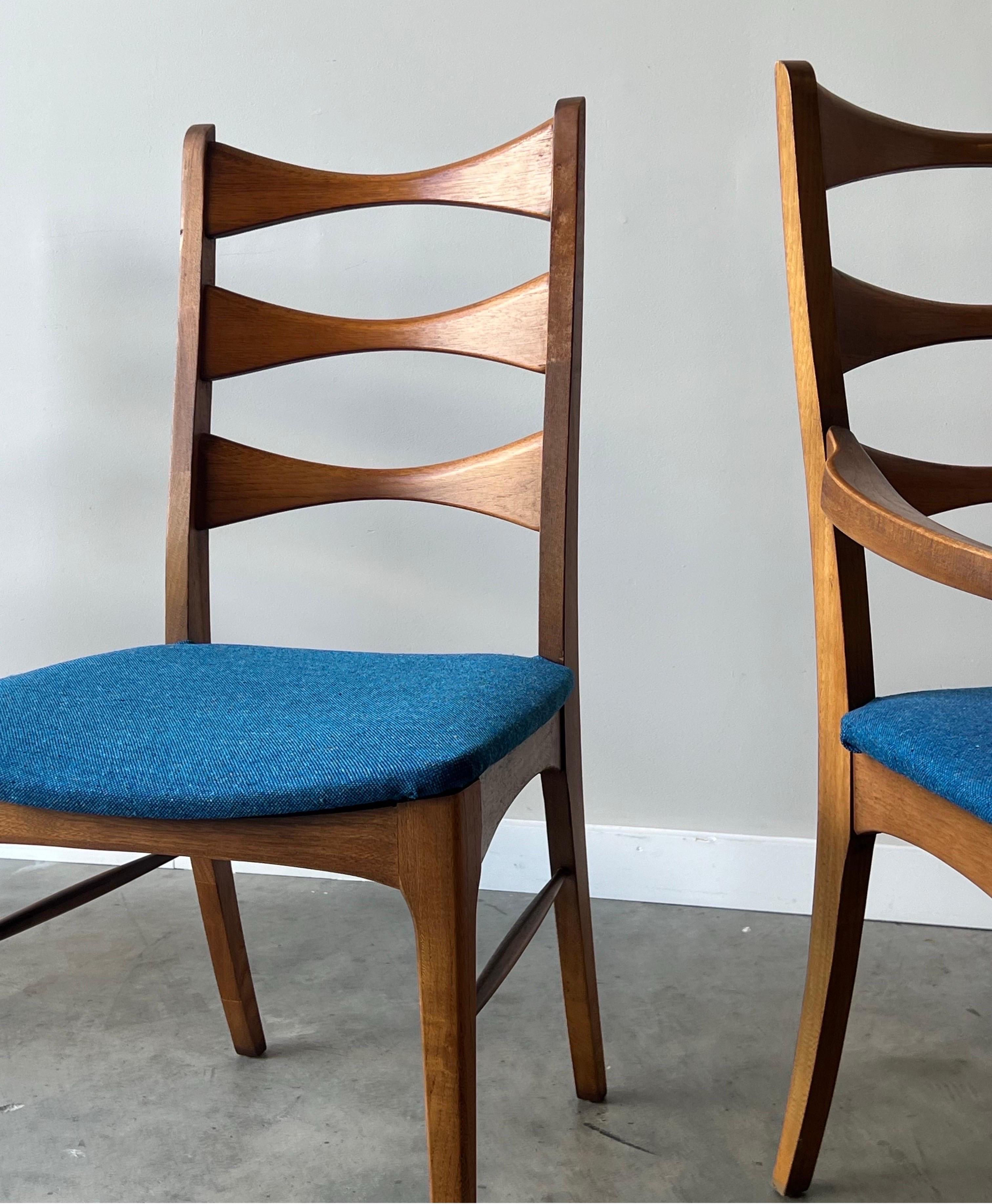 Mid-Century Modern Mid-Century Lane Rhythm Dining Chairs - Set of Four