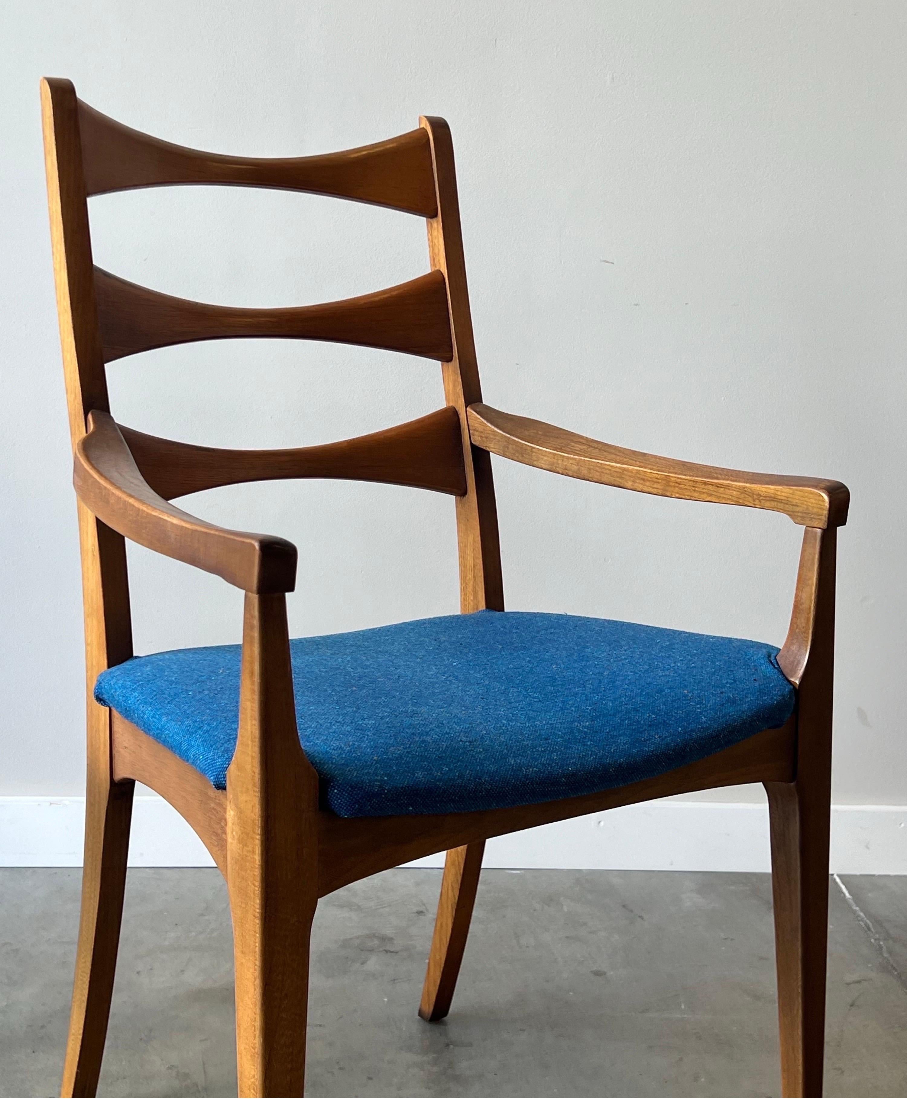 American Mid-Century Lane Rhythm Dining Chairs - Set of Four