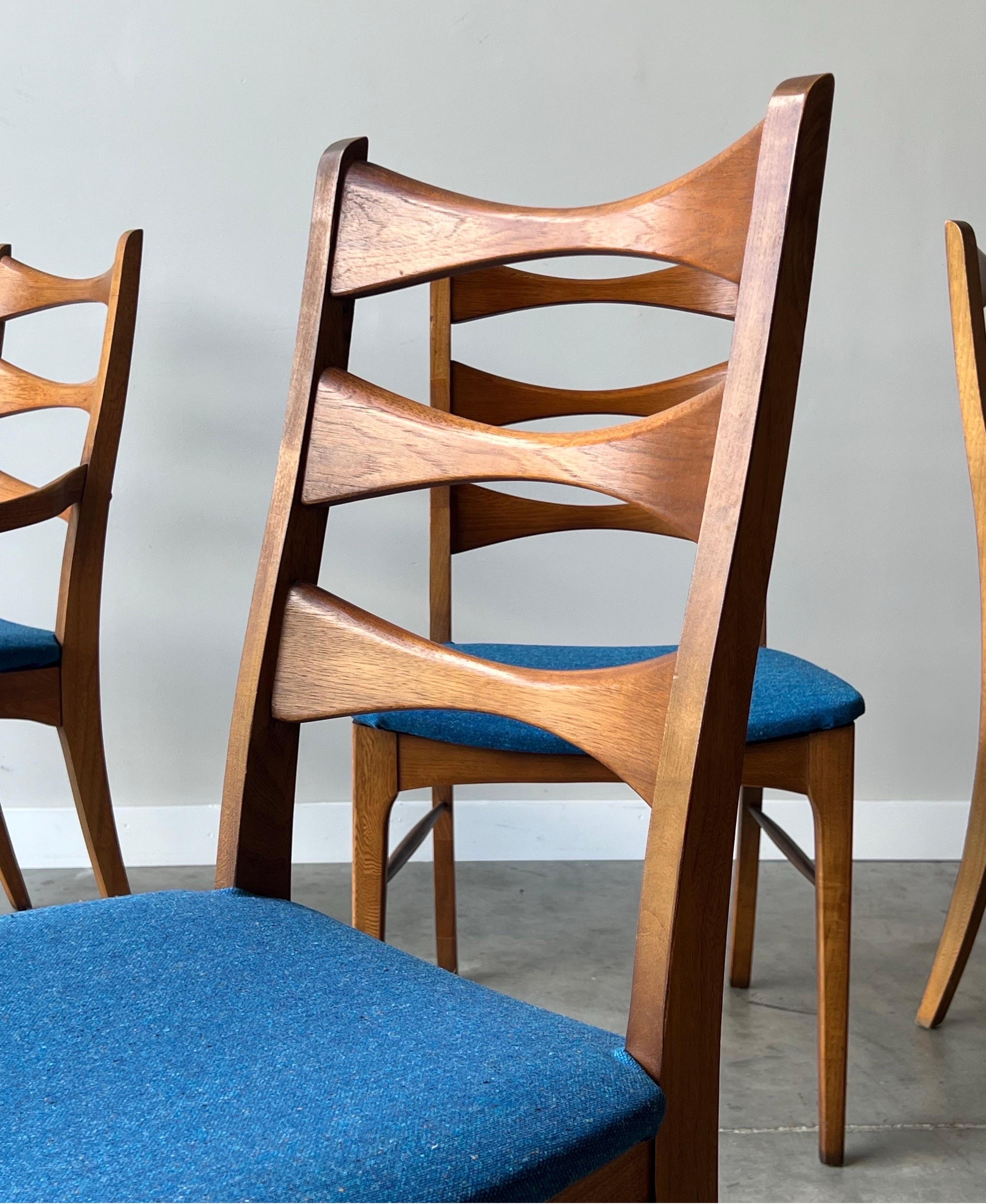 Mid-20th Century Mid-Century Lane Rhythm Dining Chairs - Set of Four