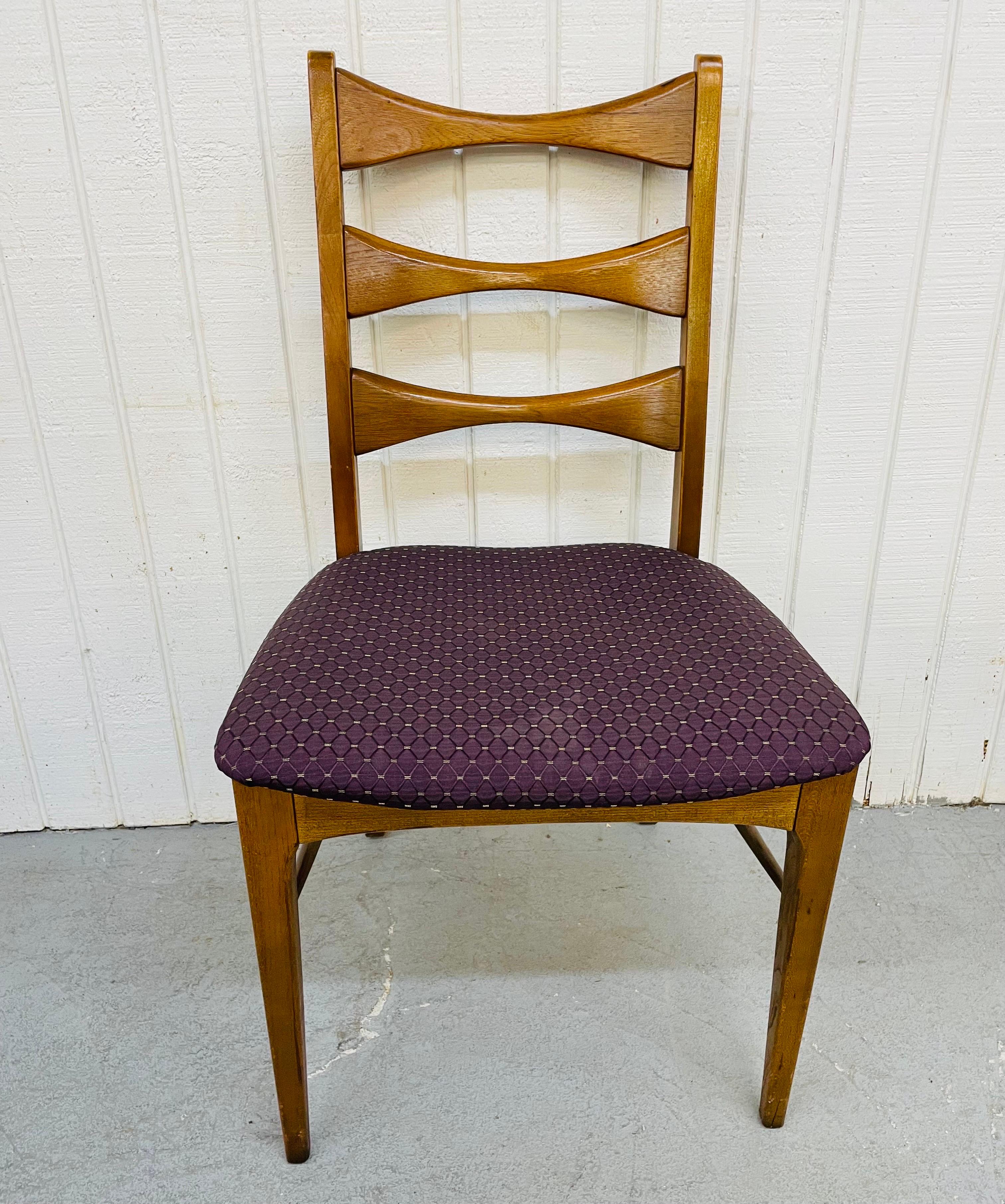 Mid-20th Century Mid-Century Lane Rhythm Walnut Dining Chairs
