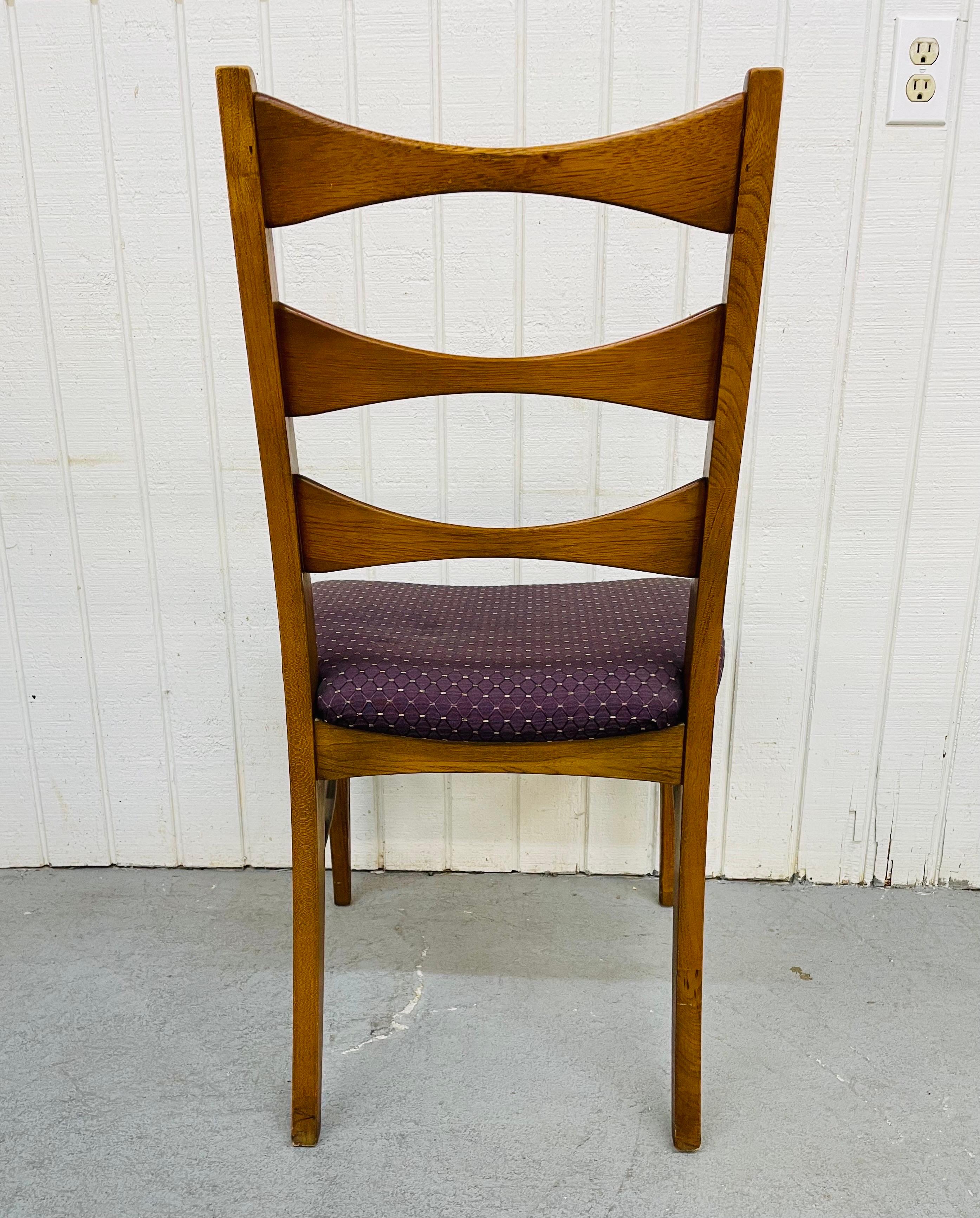 Mid-Century Lane Rhythm Walnut Dining Chairs 1