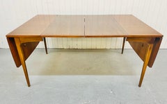 Mid-Century Lane Rhythm Walnut Drop-Leaf Dining Table