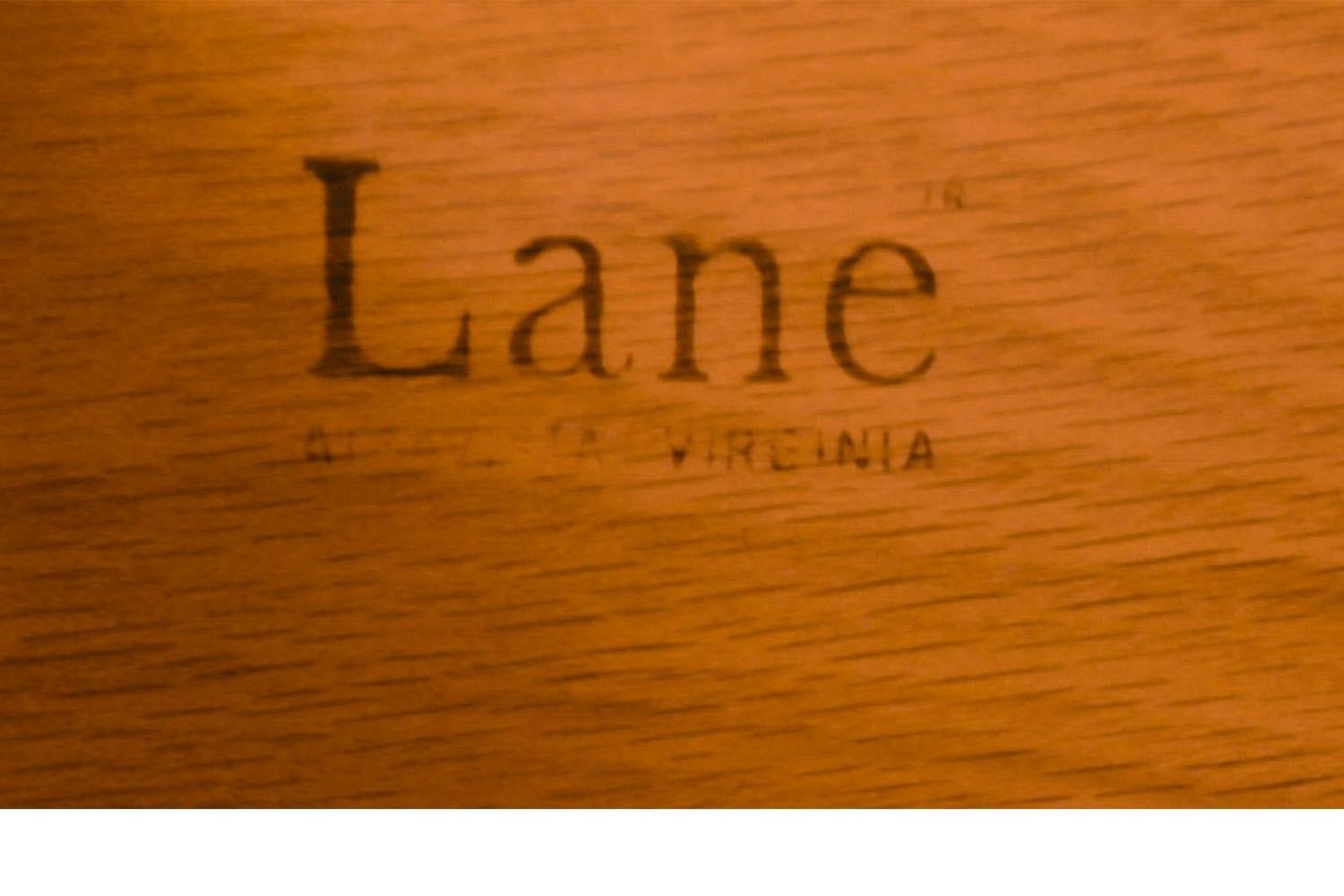 Mid-Century Lane‏ Walnut First Edition Triple Dresser For Sale 8