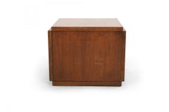 Mid-Century Lane Walnut Square Side Table Cabinet