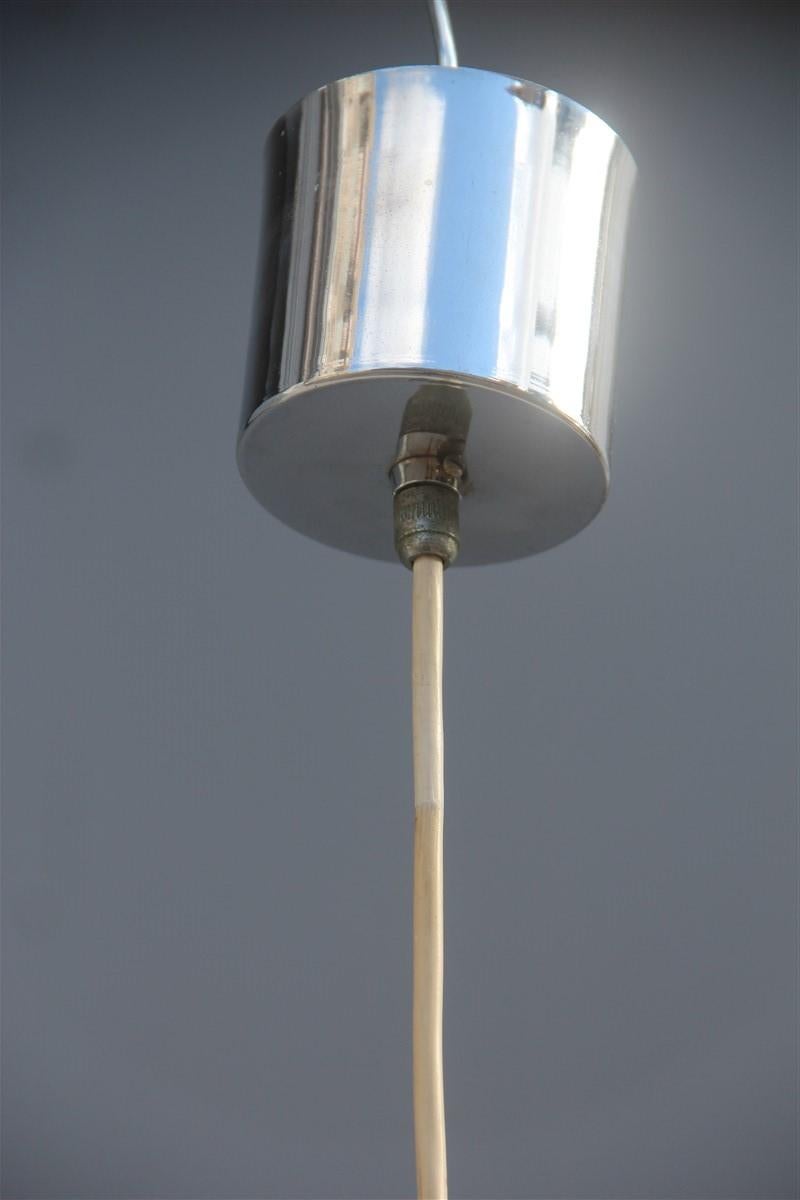Lampada da soffitto a lanterna del Medioevo Cristall Veca Blu Cobalt Minimal Design, 1950 In condizioni buone in vendita a Palermo, Sicily