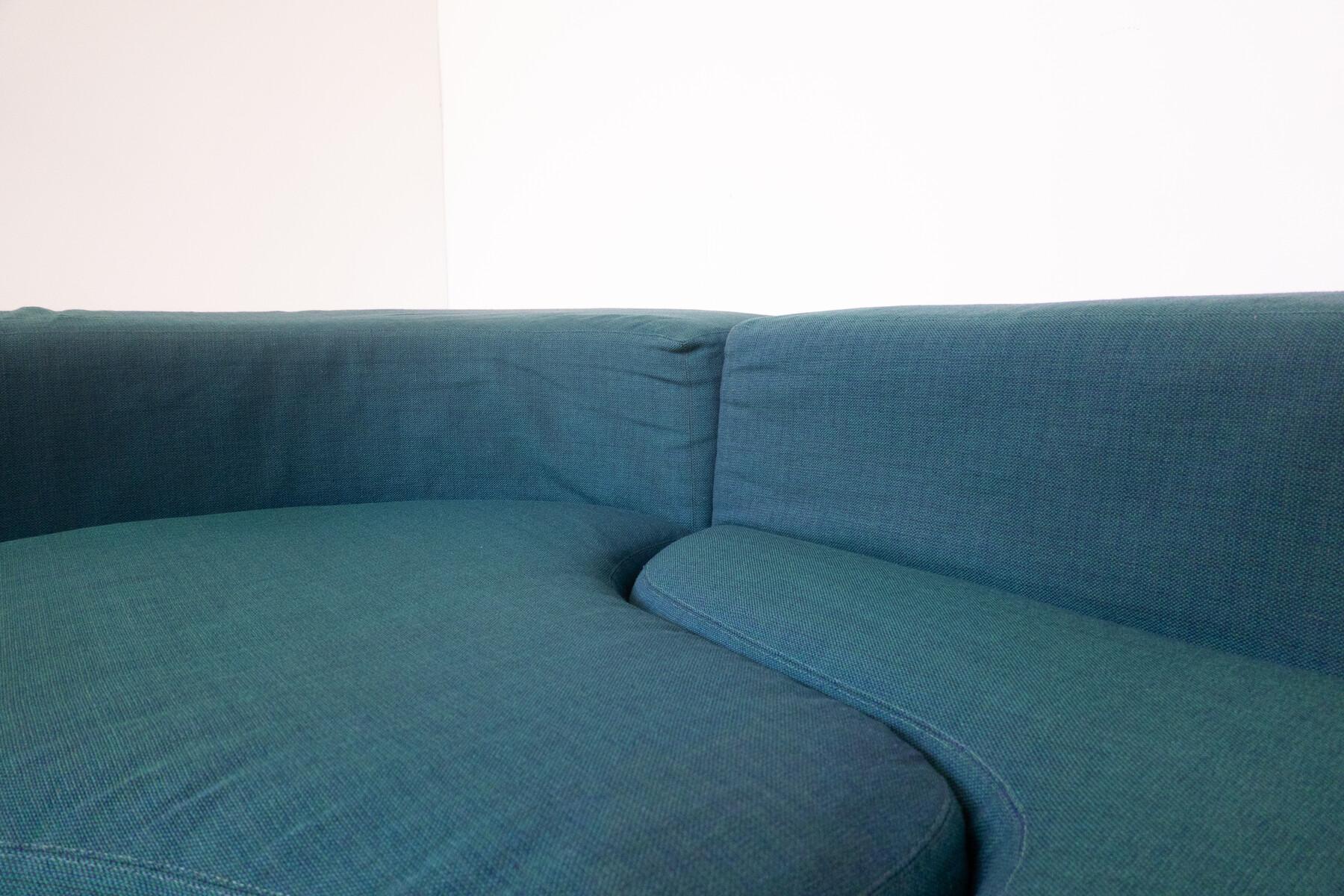 Mid-Century Modern Mid-Century Lara Sofa, Roberto Pamio & Renato Toso for Stilwood, Blue Upholstery