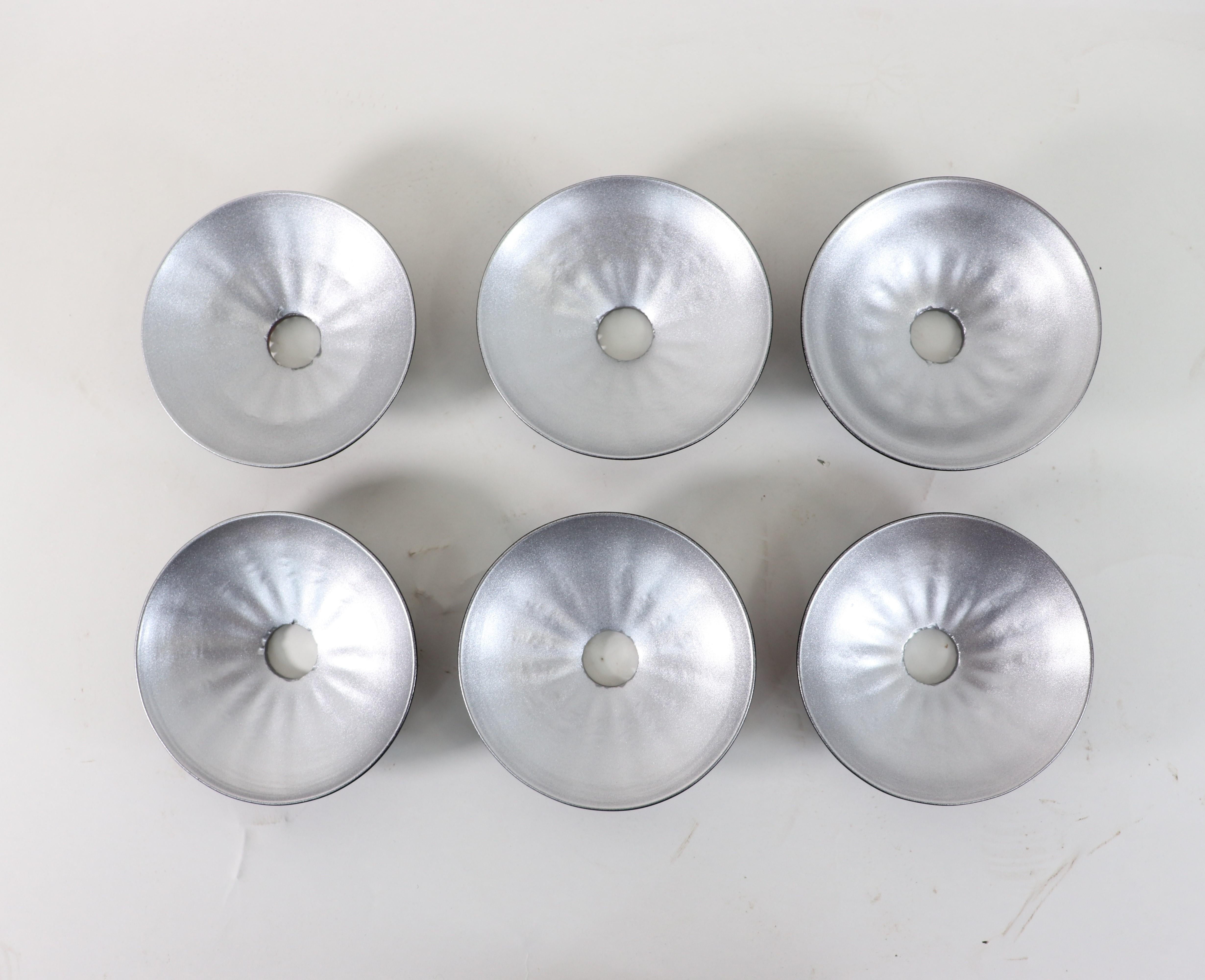 Grande lampadario in vetro di Murano color argento e dorato A. Silver in vendita 7