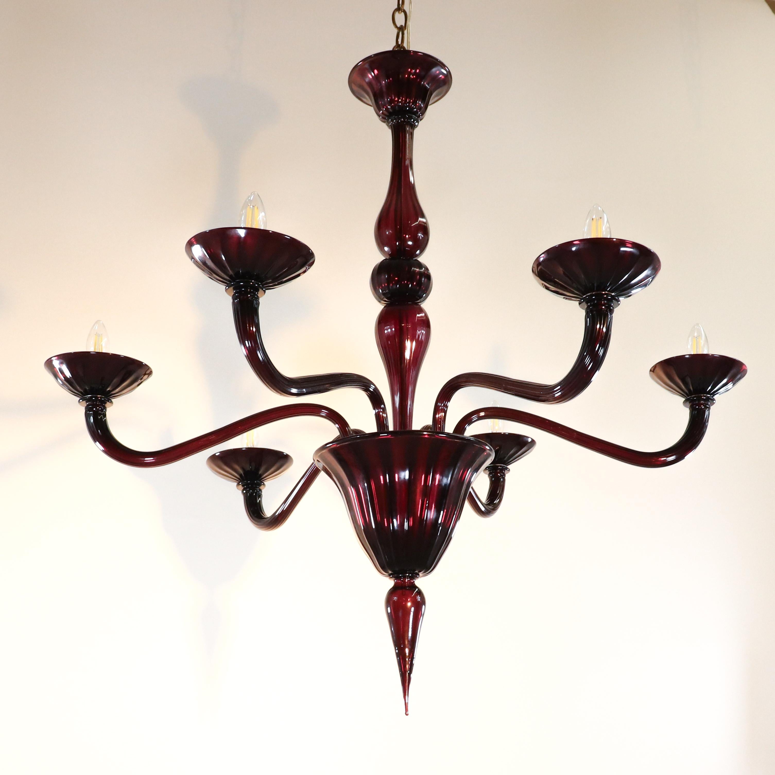Italiano Grande lampadario in vetro di Murano color argento e dorato A. Silver in vendita
