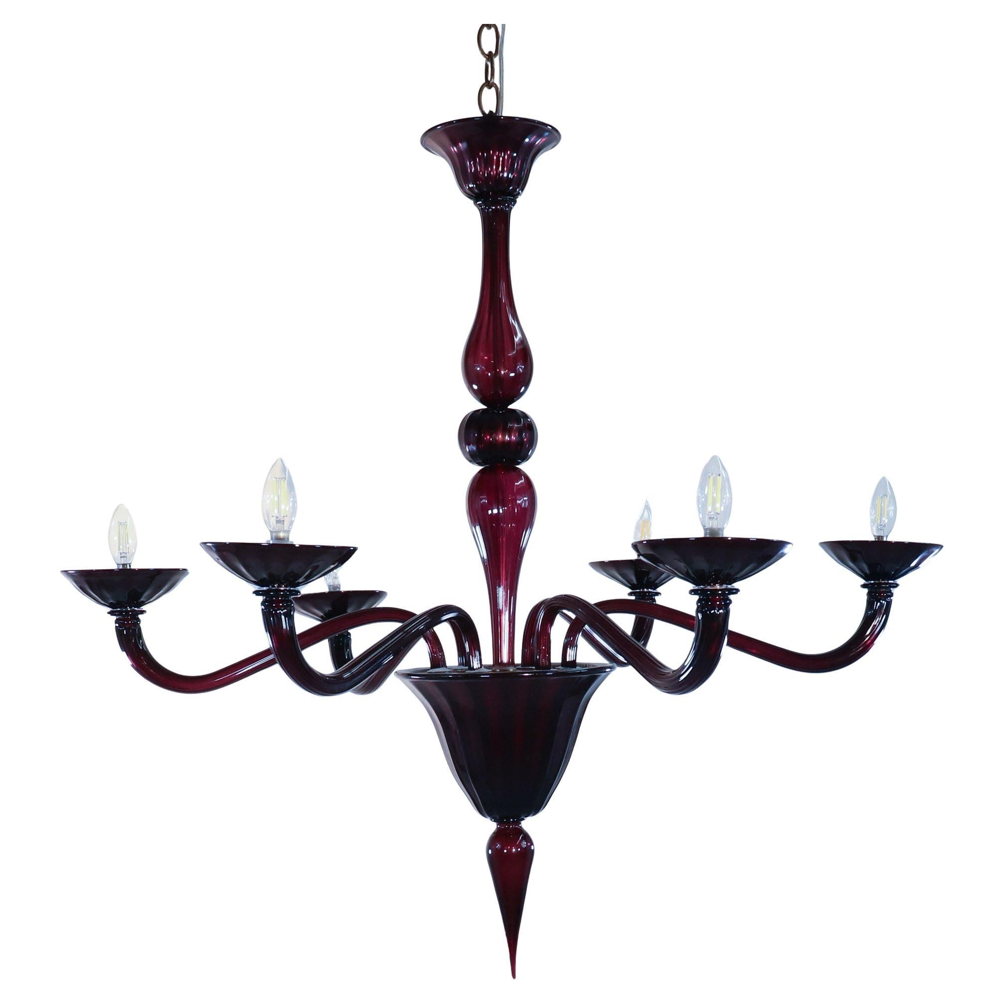 Grande lampadario in vetro di Murano color argento e dorato A. Silver